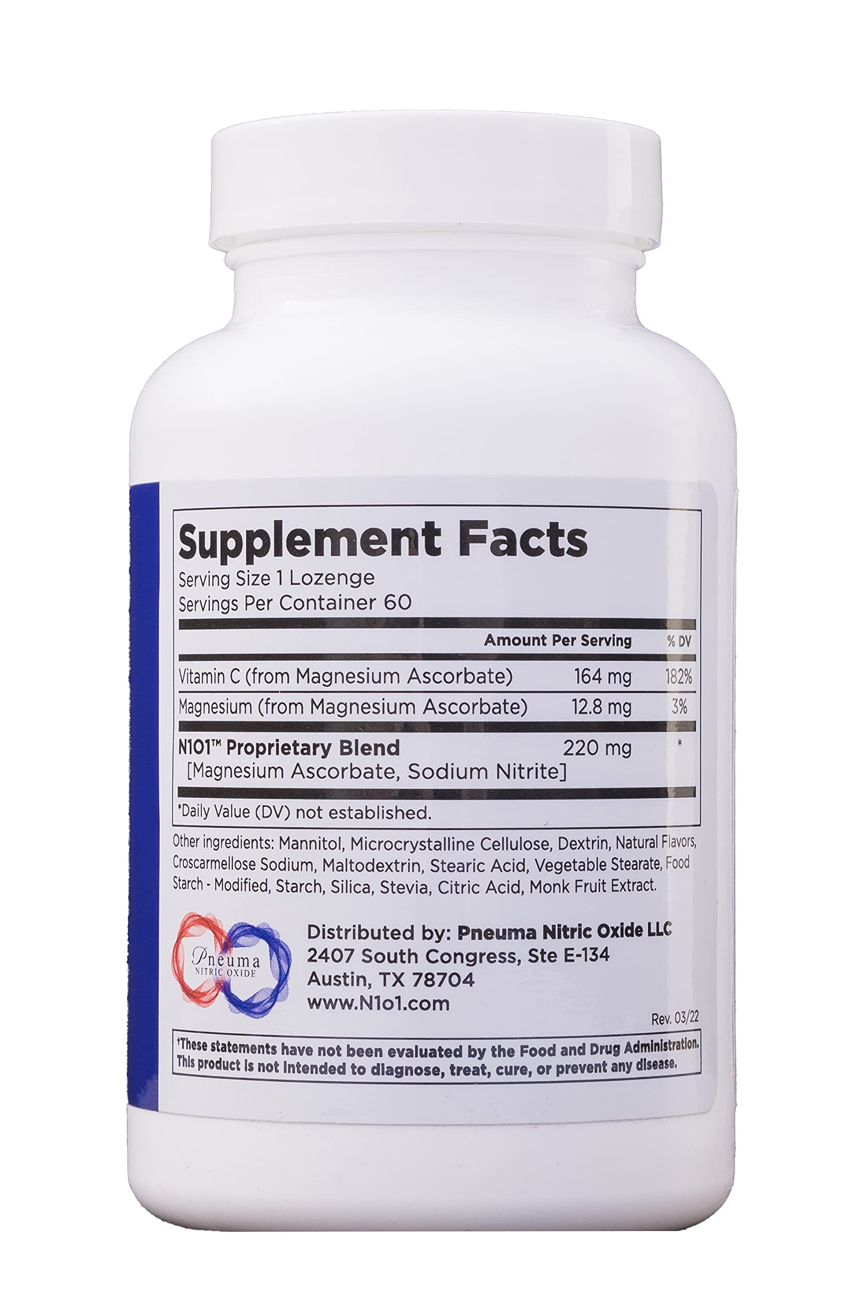N1O1 Nitric Oxide Lozenges for Heart Health Support - Dietary Supplement N1 O1 NITRIC OXIDE ACTIVATING SERUM buy supplements canada