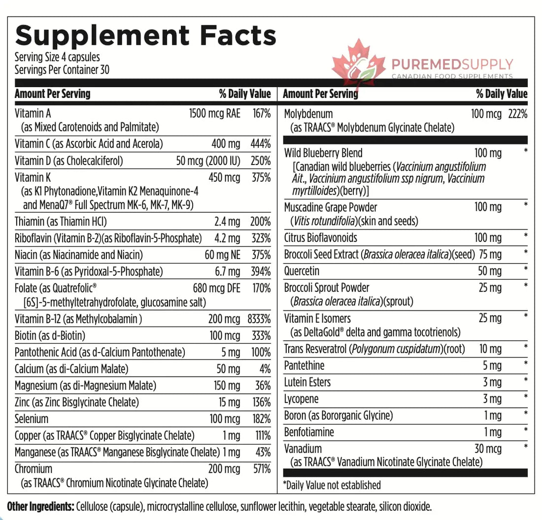 Highbe Men's Multivitamin, 120 Vegetarian Capsules, Daily Supplement with Vitamins and Minerals HighBe buy supplements canada