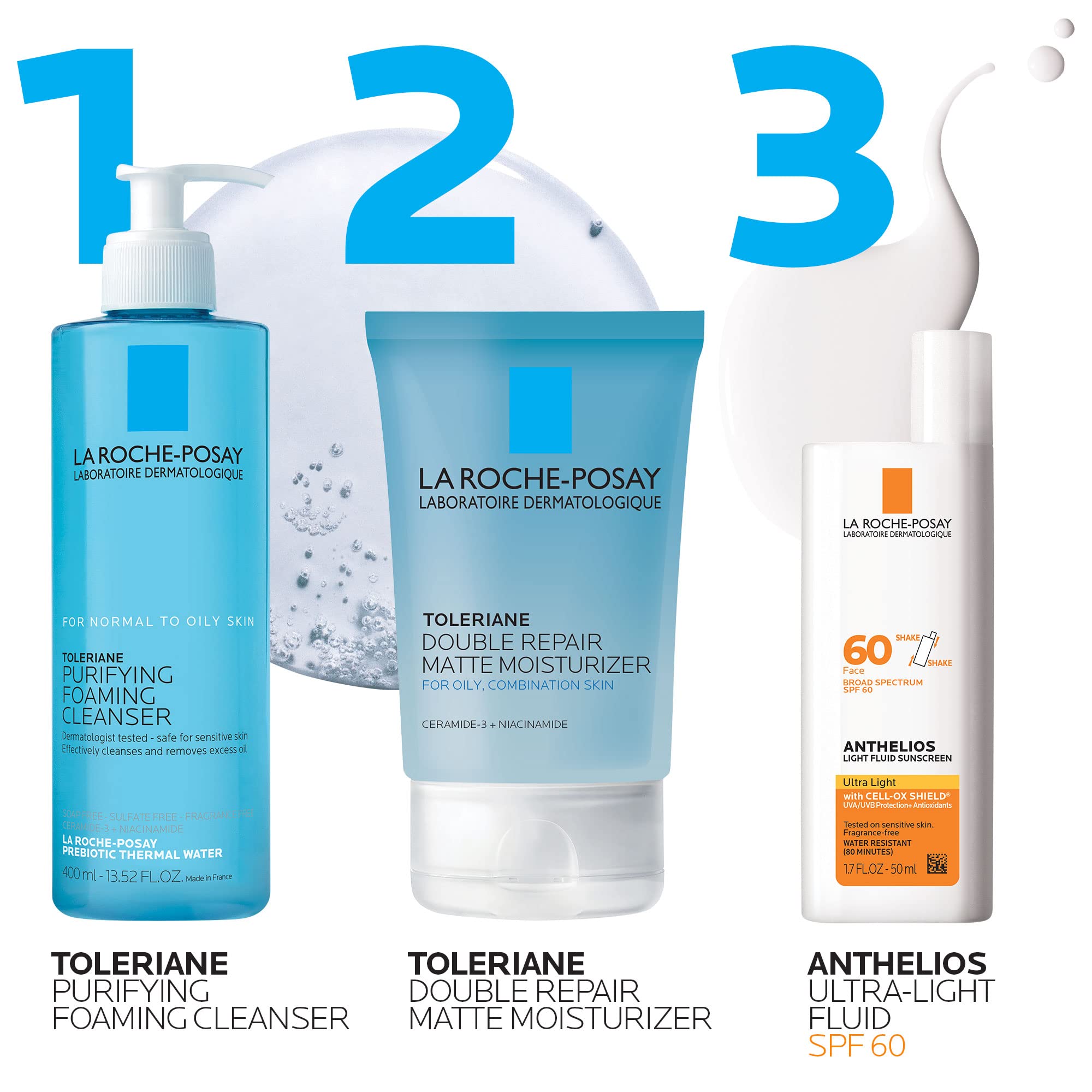 La Roche-Posay Anthelios Light Fluid Facial Sunscreen SPF 60, Lightweight Sunscreen For Face, Fluid Texture, Broad Spectrum SPF + Antioxidants La Roche-Posay buy supplements canada