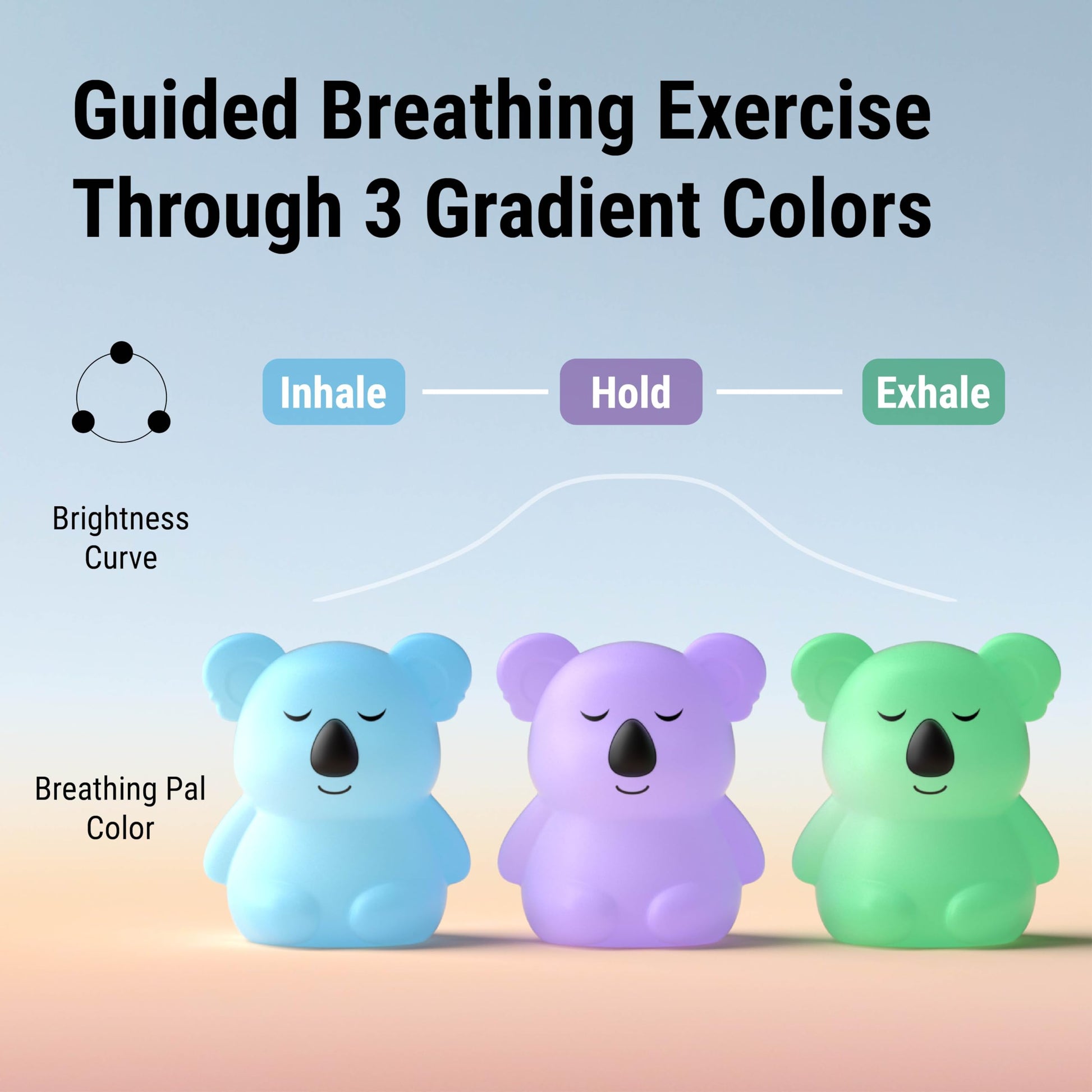 Breathing Pal 'Kyle'- Squishy Mindfulness Visual Breathing Guide, 3 Breathing Modes InnoCity buy supplements canada