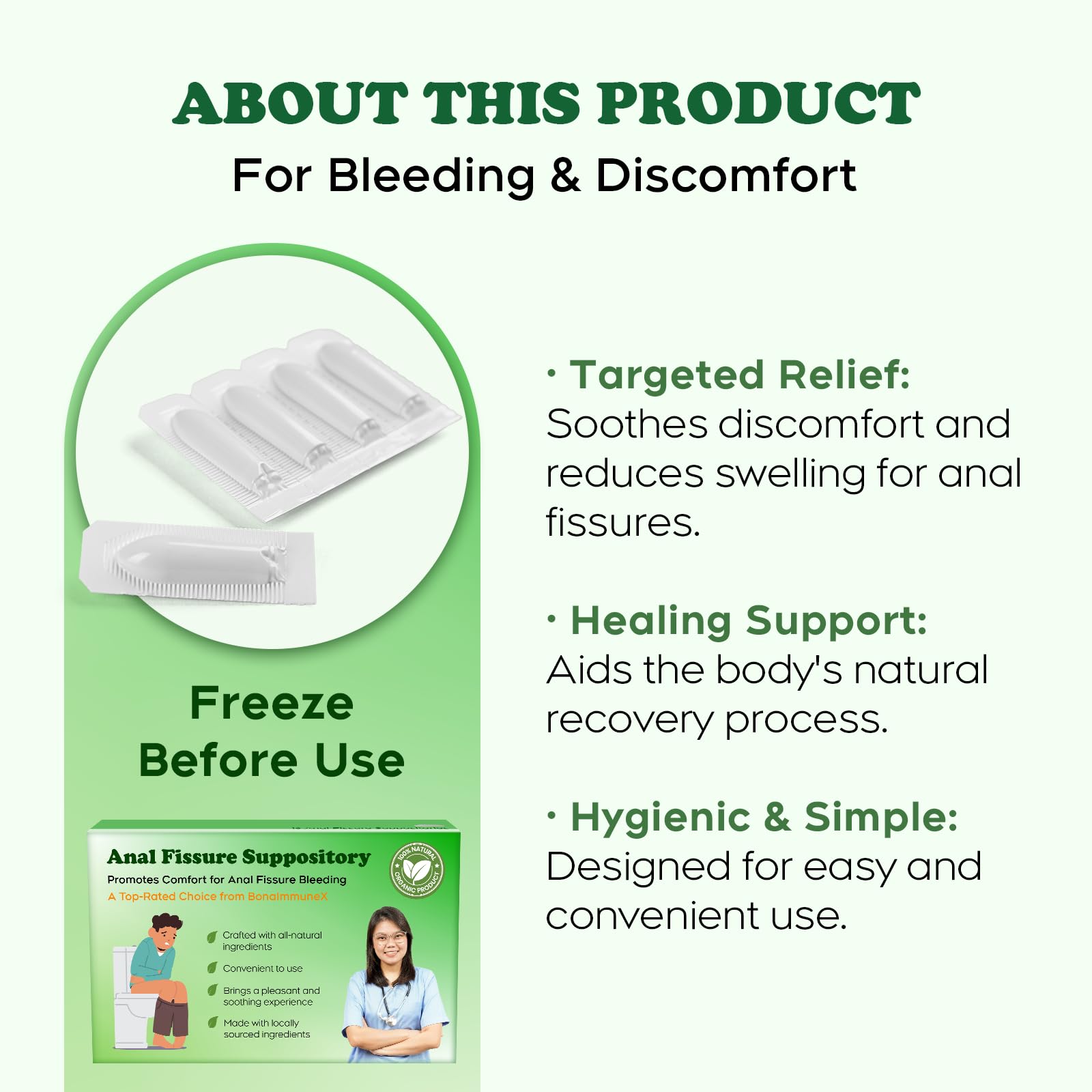 Peralpow Anal Fissure Suppositories | Expert-Formulation for Rectal Bleeding Associated with Hemorrhoids, Anus Fissures, Diarrhea & Constipation | Curcuminoids & Turmeric Extract | 16 Inserts Peralpow buy supplements canada