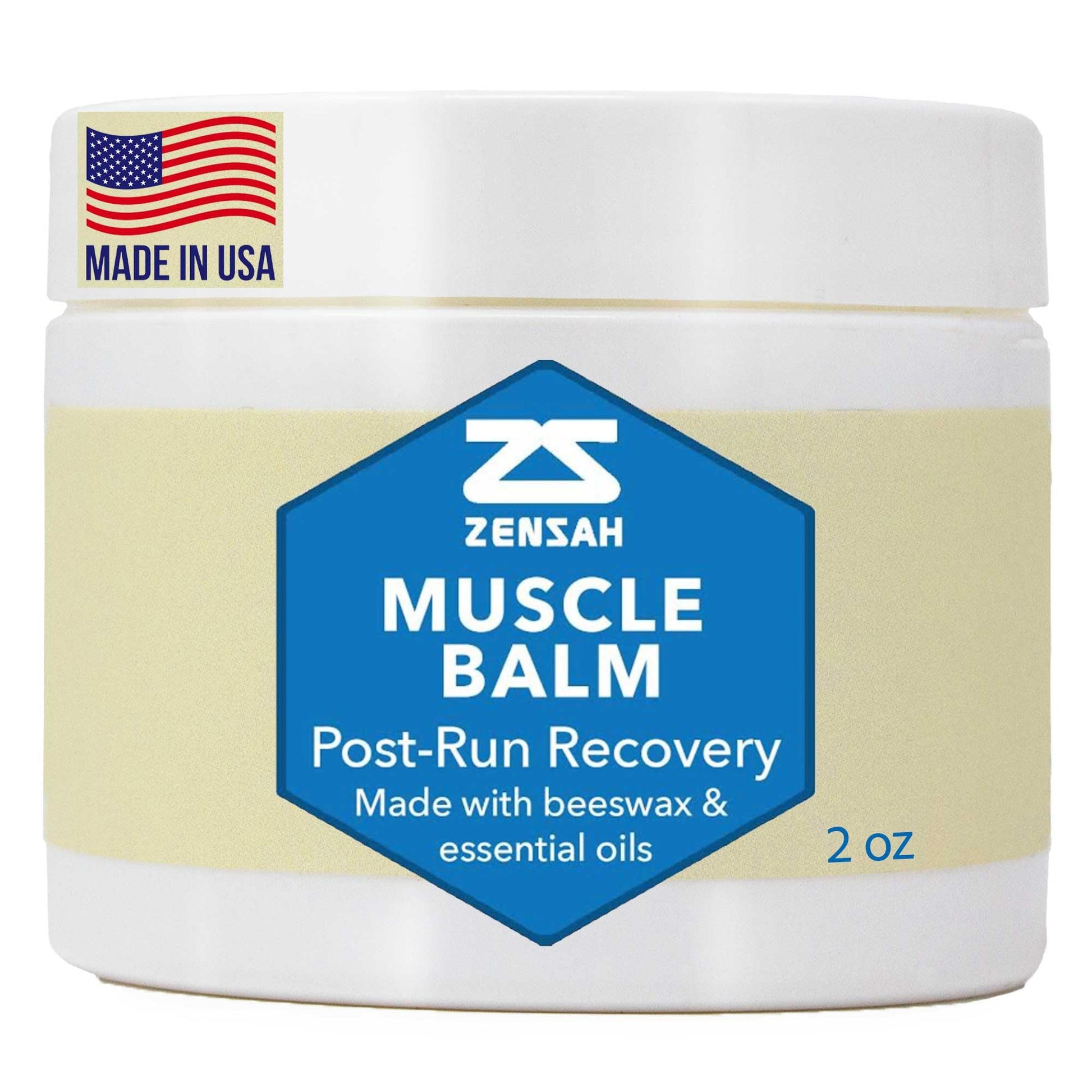 Zensah Recovery Muscle Balm - Relief Cream for Athletes, Rub for Tendonitis, Ankle Sprain, Lower Back, Knee, Shoulder, Neck, Foot, Shin Splints and Cramps Zensah buy supplements canada