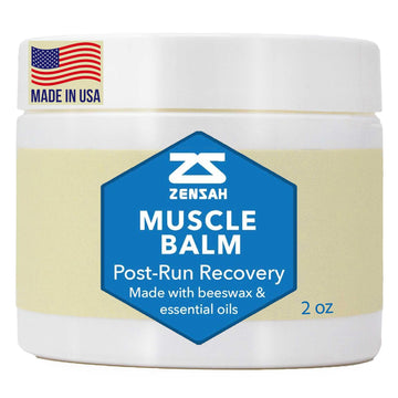 Zensah Recovery Muscle Balm - Relief Cream for Athletes, Rub for Tendonitis, Ankle Sprain, Lower Back, Knee, Shoulder, Neck, Foot, Shin Splints and Cramps Zensah buy supplements canada