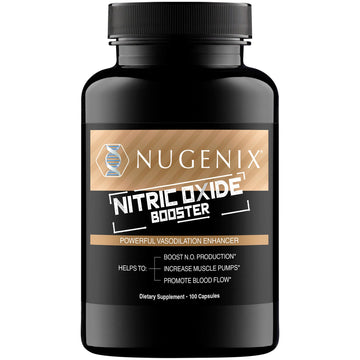 Nugenix Nitric Oxide Booster Supplement - Nitric Oxide Flow, L-Arginine, L-Citrulline, Pine Bark Extract - Vasodilator - 100 Capsules Nugenix buy supplements canada