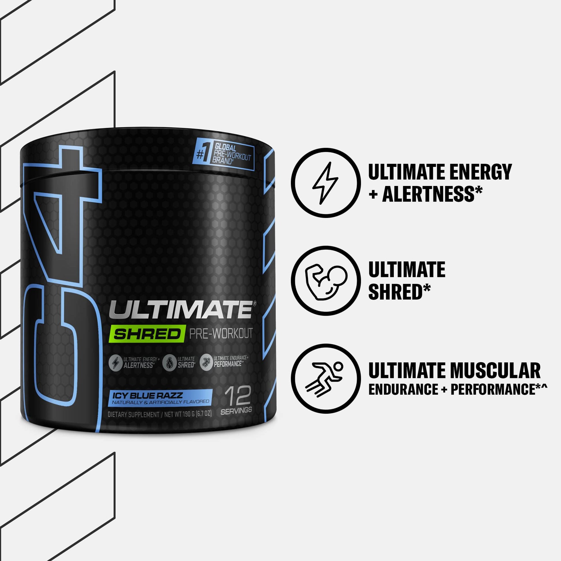 Cellucor C4 Ultimate Shred Pre Workout Powder, Fat Burner for Men & Women, Metabolism Cellucor buy supplements canada