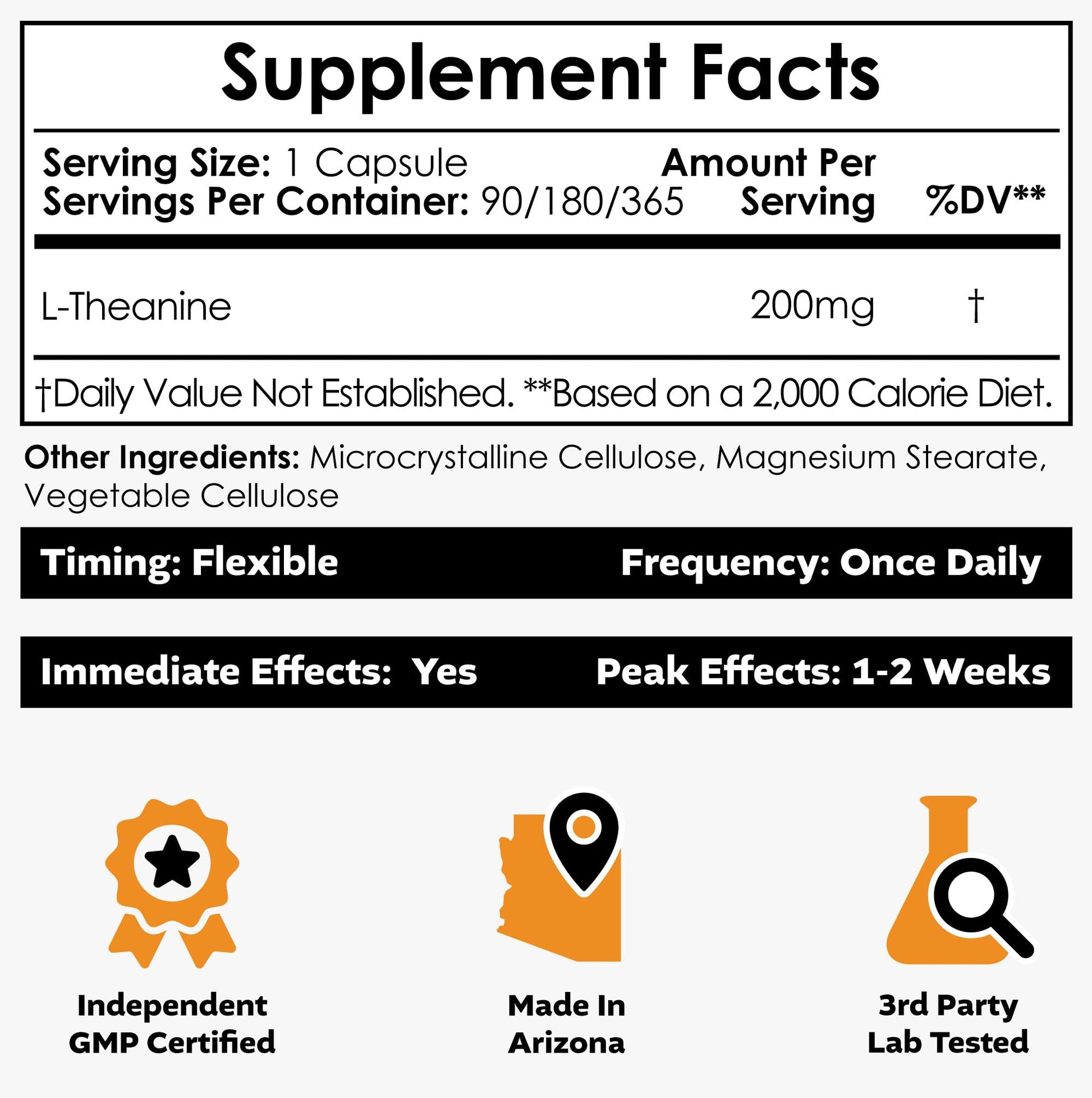Nootropics Depot L-Theanine Capsules 200mg (180 Count) | Promotes Relaxation | Supports Healthy Stress Levels + Sleep Cycles | Promotes Cognitive Function + Focus | Amino Acid Supplement Nootropics Depot buy supplements canada
