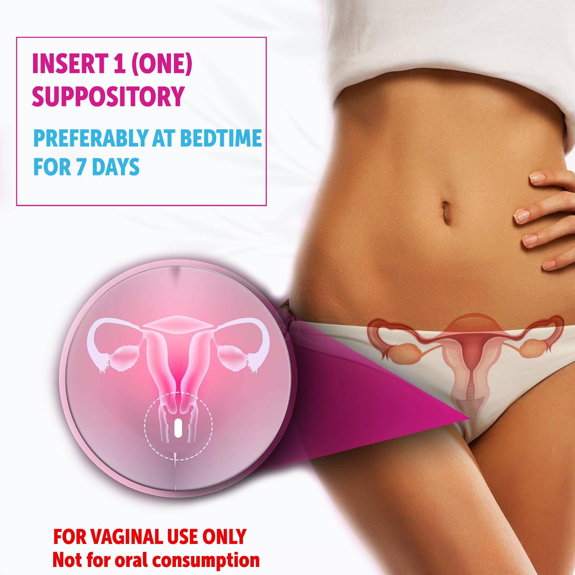 HealthFare Feminiva Boric Acid Vaginal Suppositories - 30 Count, 600mg, Intimate Health Support - 100% Healthfare buy supplements canada