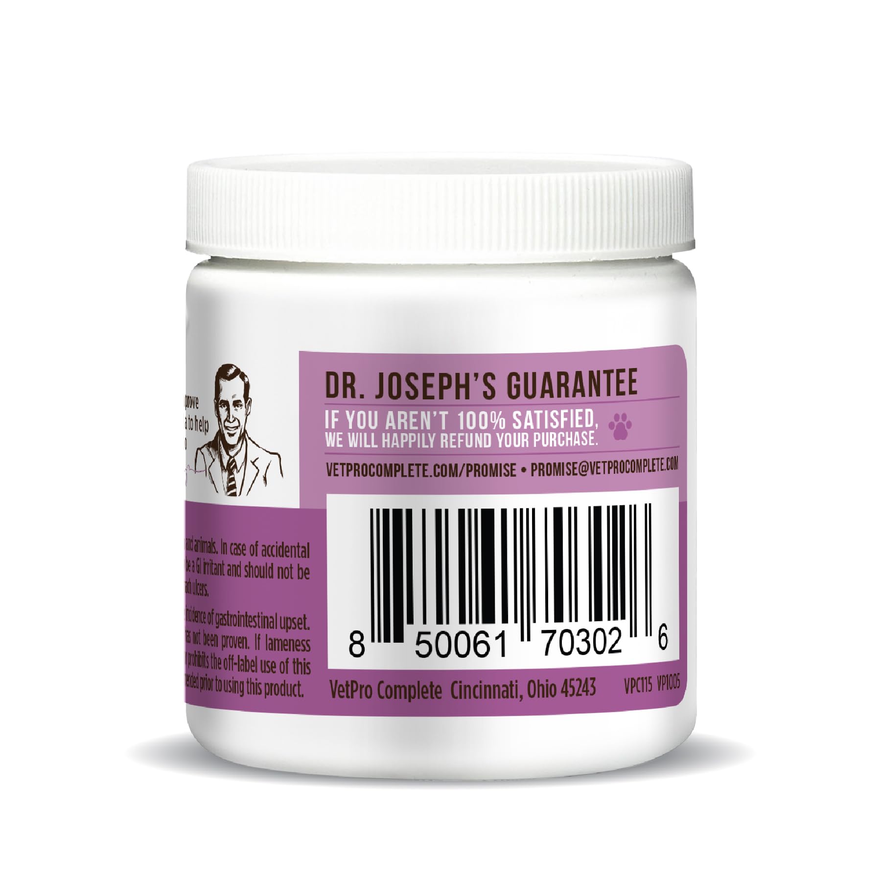 Dr. Joseph's VetPro Complete Dog Hip & Joint Supplement for Arthritis Pain Relief – High-Strength Glucosamine & Chondroitin Chews for Senior Dogs – Vet Formulated Daily Treats, Chicken Flavor, 60 Ct VetPro Complete buy supplements canada