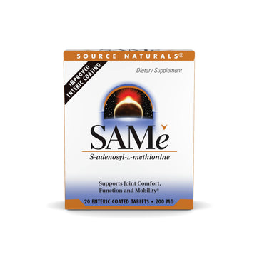 Source Naturals Same, Supports Joint Comfort, 400mg per Serving - 20 Enteric Coated Tablets Source Naturals buy supplements canada