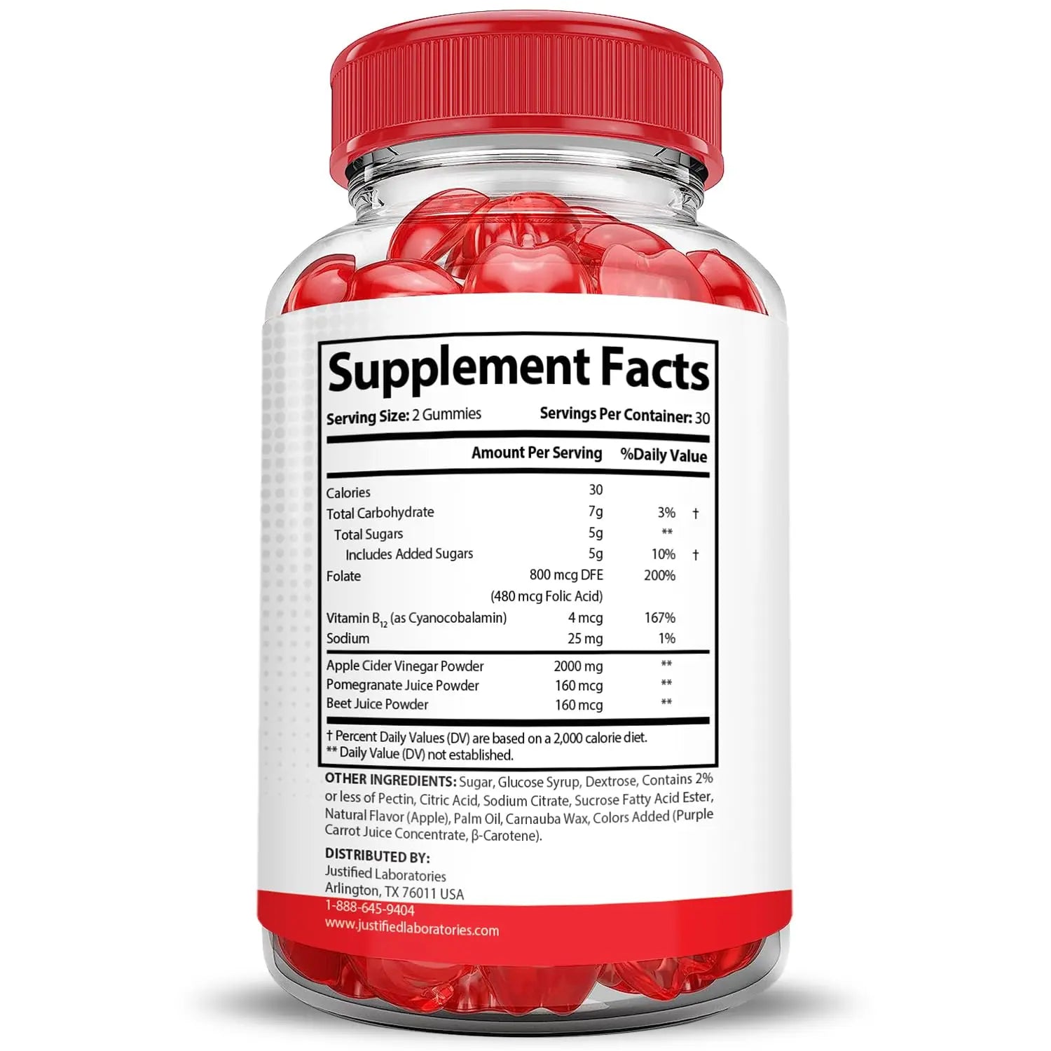 Justified Laboratories (5 Pack) Vital Pump XL Extreme 2000MG Performance Gummies Vital PumpXL Advanced Formula Formulated with Beet Juice ACV Pomegranate Powder B12 Vegan Non GMO 300 Gummys Justified Laboratories buy supplements canada