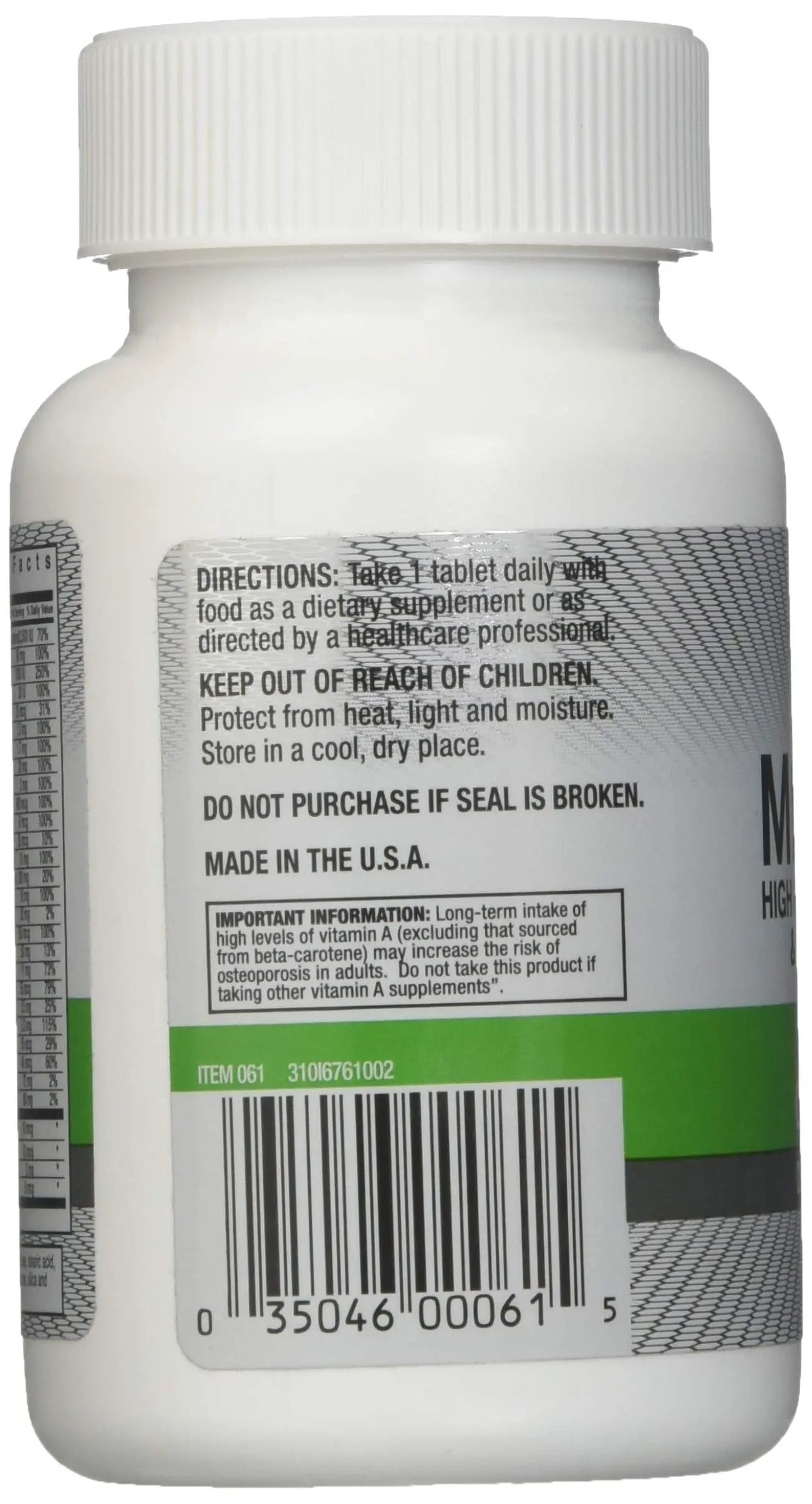 Windmill MILLTRIUM H/P Multi-VIT TAB 100 (061AM) Windmill buy supplements canada
