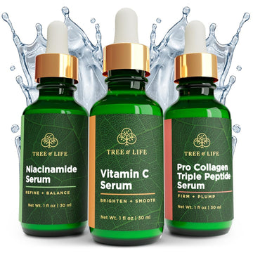 Tree of Life COMPLETE HYDRATION SERUM TRIO with Vitamin C Serum Tree of Life Beauty buy supplements canada