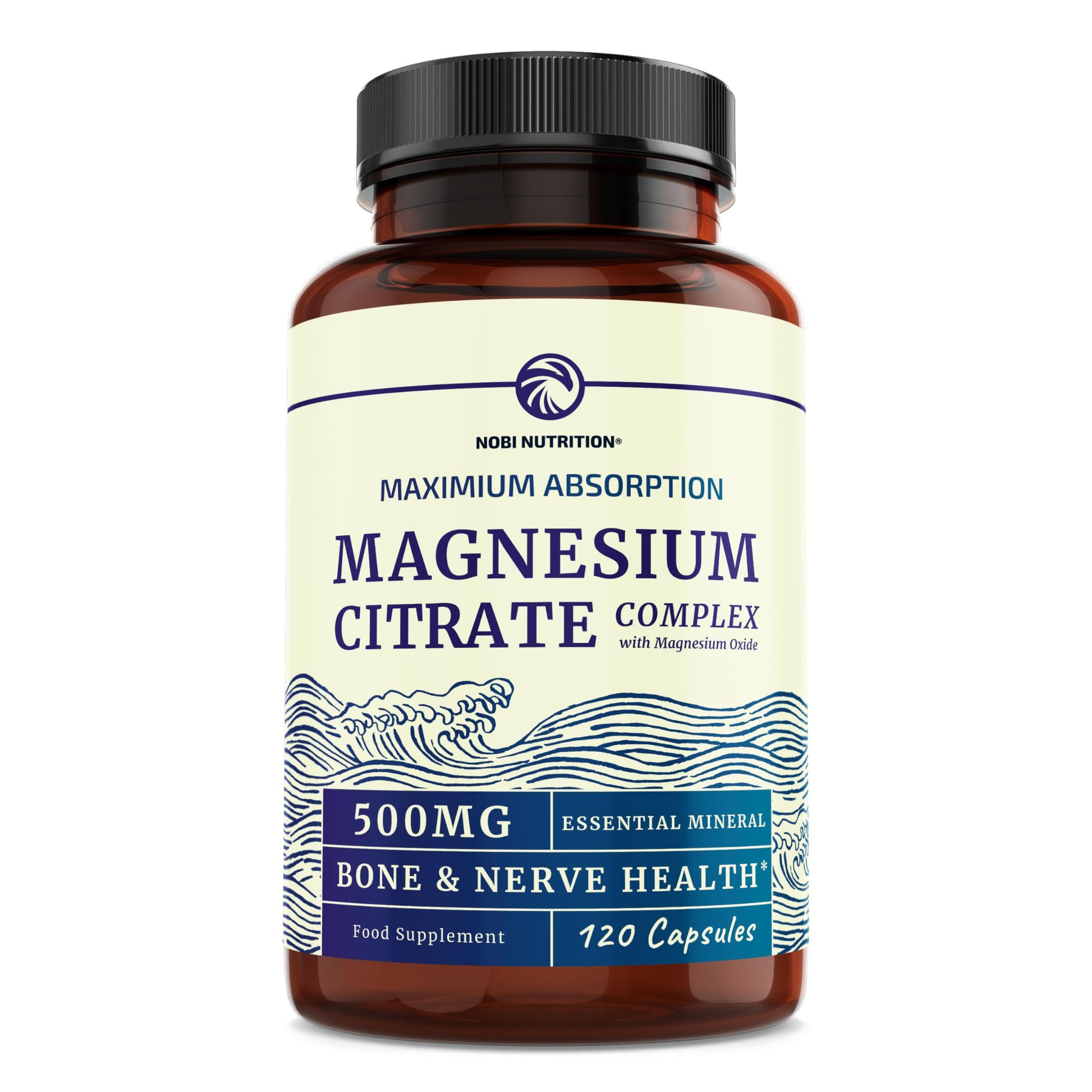 Magnesium Citrate Complex 500 MG for Calm, Relaxation, Constipation & Digestion Nobi Nutrition buy supplements canada