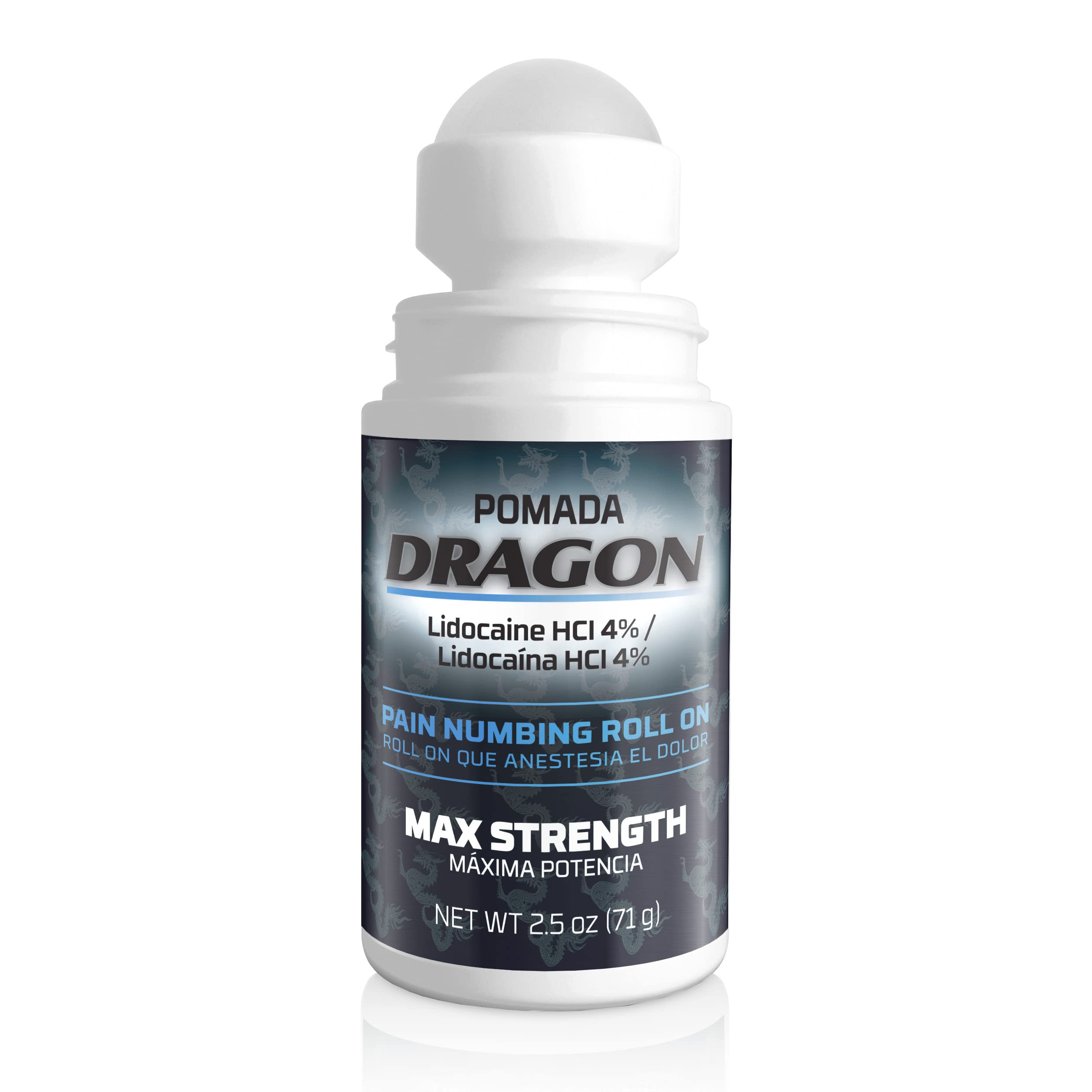 Dragon - POMADA, Maximum Strength- Pain Numbing & Long Lasting Pain Relief No Mess Applicator with Lidocaine Roll On, 2.5 oz, Pack of 3 Dragon Tabs buy supplements canada