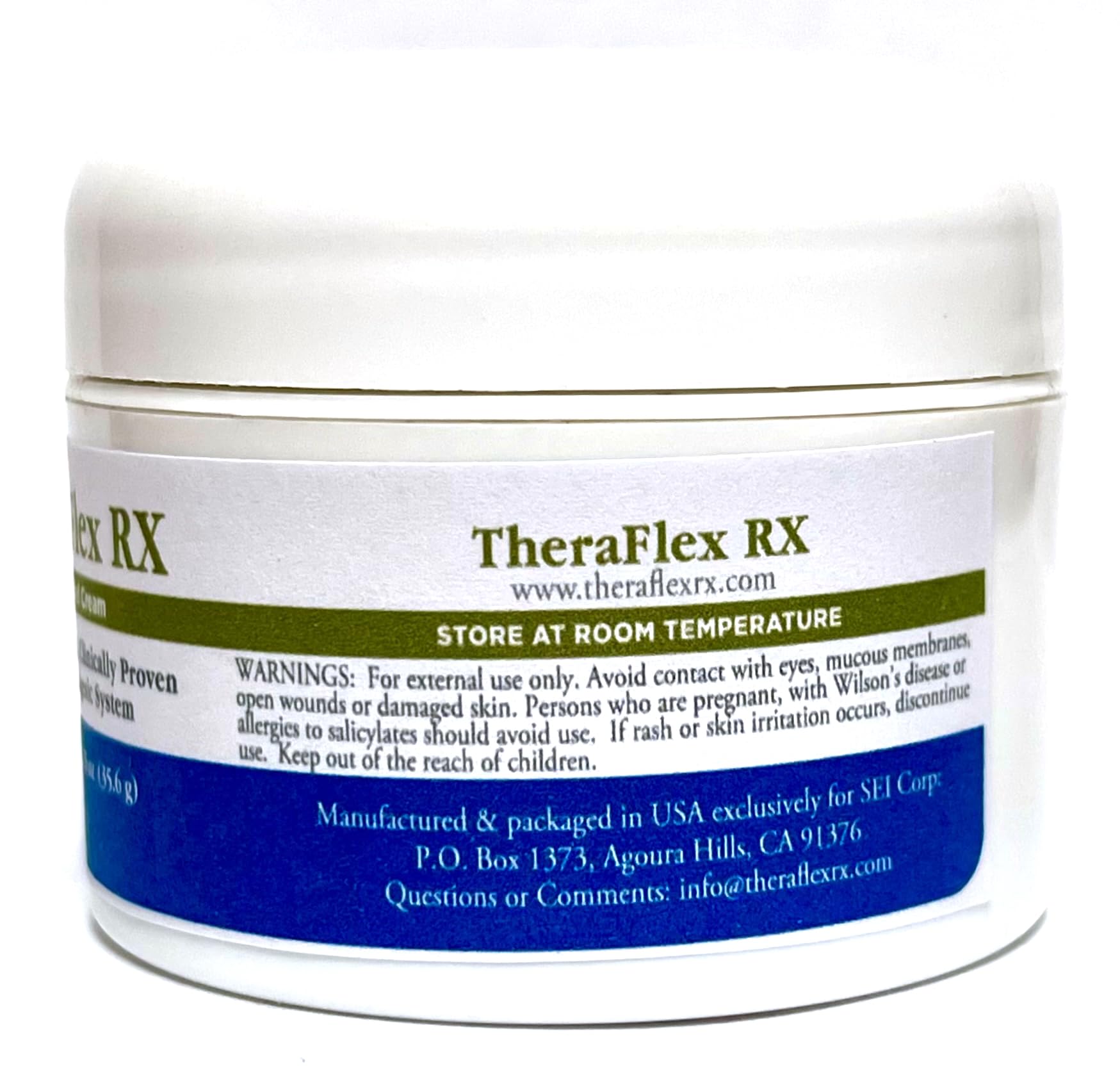 Theraflex RX® TMJ Cream (Doctor Formulated). This is a Patented Topical Cream which Provides Masseter Muscle and temporomandibular Joint Relief (TMJ) Theraflex RX buy supplements canada