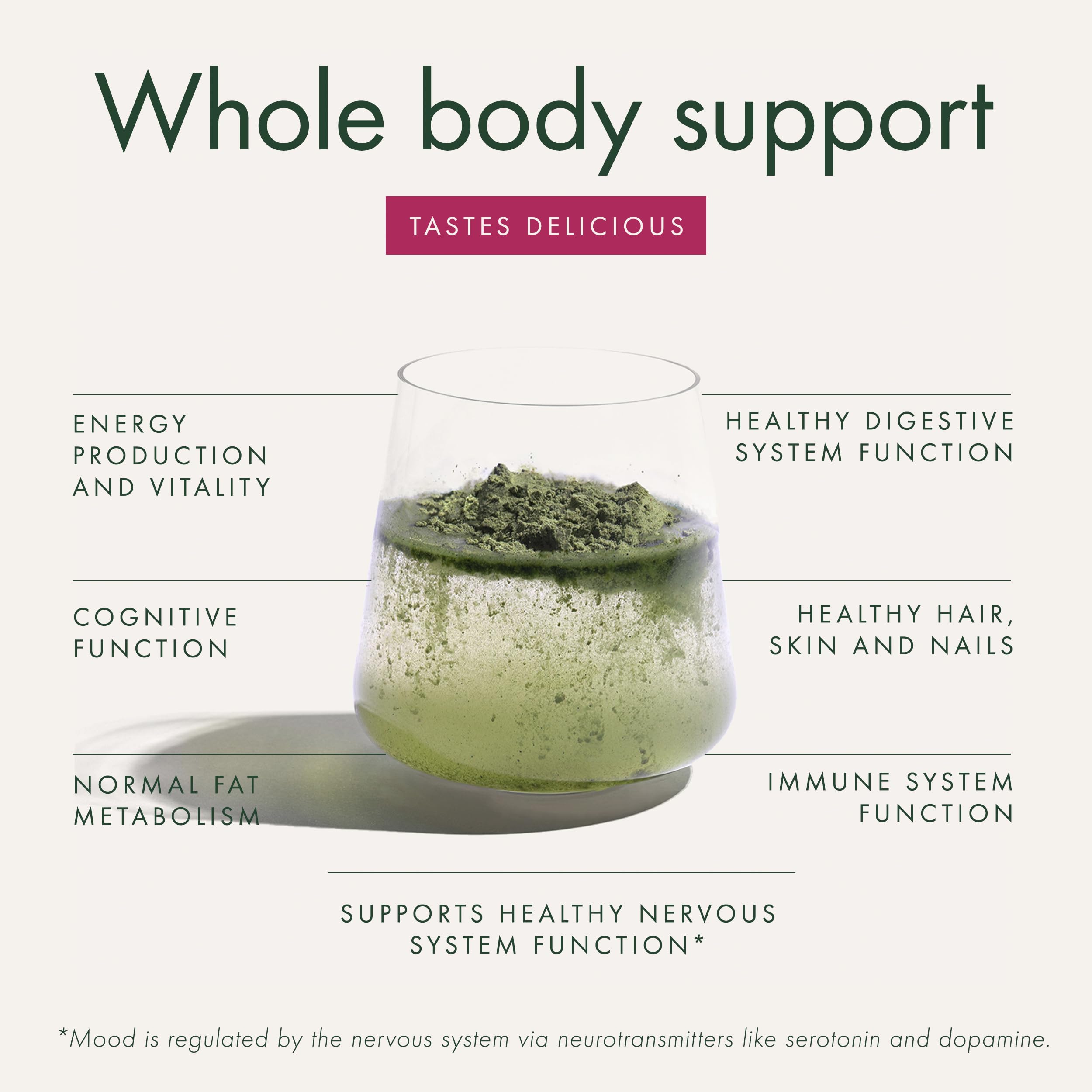WelleCo The Super Elixir Daily Greens Powder, Probiotic Drink Mix with Whole Foods, Gluten Free, Vegan Gut Health Powder, Energy, Immunity, Healthy Skin, Hair & Nails (300g, Mixed Berry) WelleCo buy supplements canada