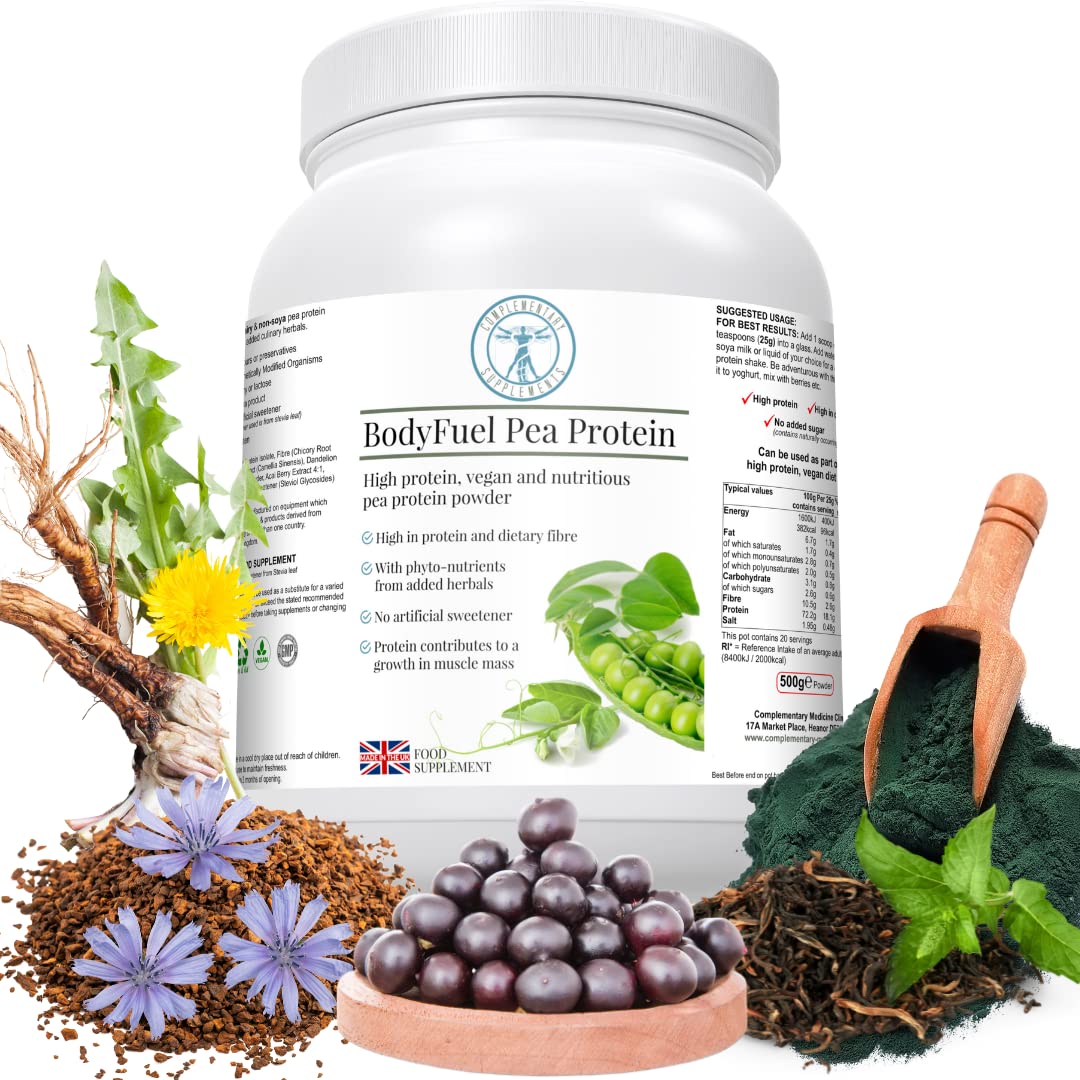 Complementary Supplements - BodyFuel Hypoallergenic Pea Protein Isolate Powder Plus Phytonutrients Complementary Supplements buy supplements canada