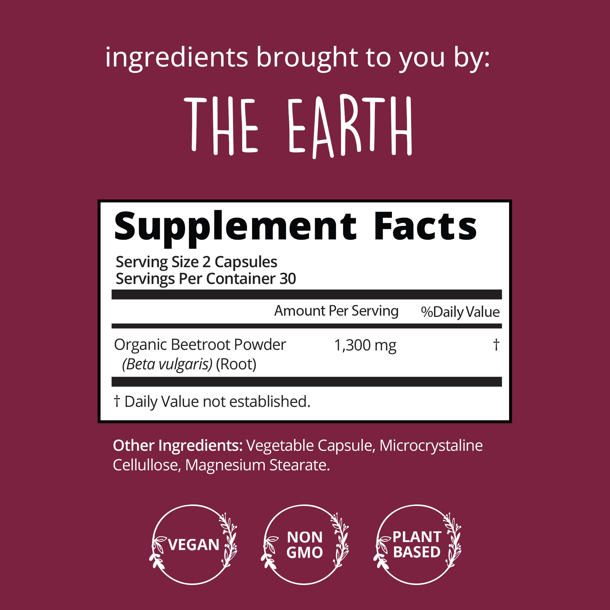 Organic Beet Root Capsules [1,300mg Superfood] - Blood Pressure Support Supplements Happy Healthy Hippie buy supplements canada