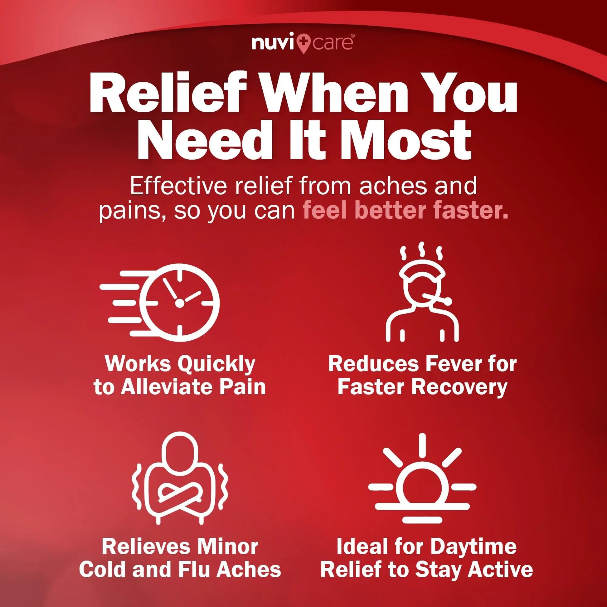 NUVICARE Acetaminophen 500mg Extra Strength Pain Relief - Compare to Tylenol Extra Strength Pain Reliever & Fever Reducer - 500mg Tablets for Adults for Headaches (100 Caplets) NUVICARE buy supplements canada