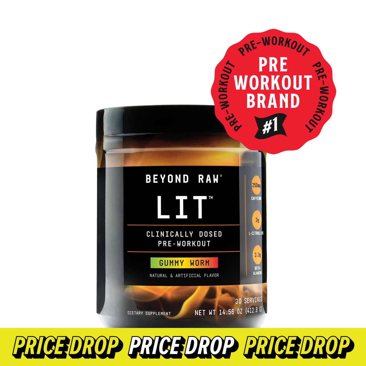 Beyond Raw LIT - Gummy Worm, NET WT 14.9 oz BEYOND RAW buy supplements canada