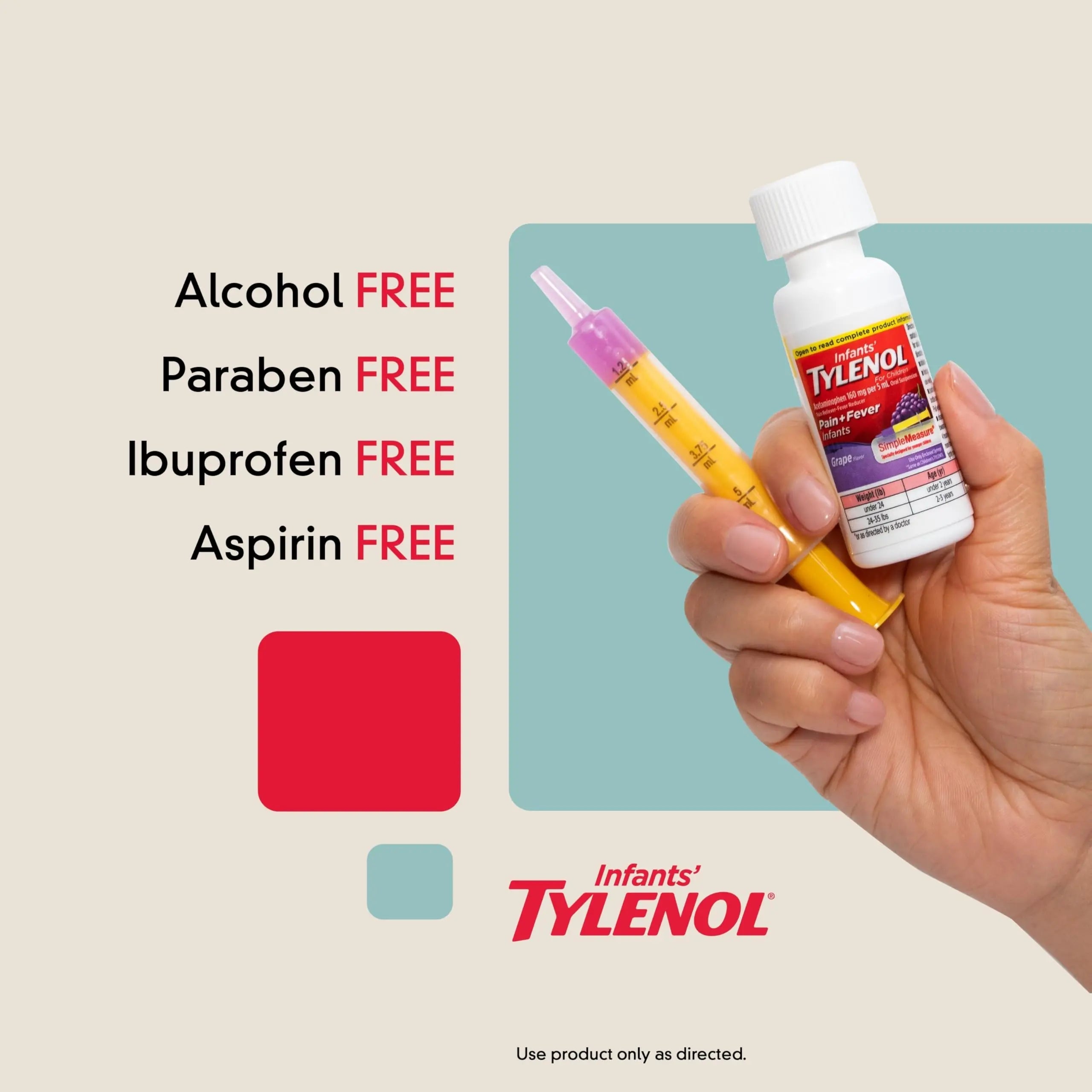 Infants' Tylenol Oral Suspension Liquid Medicine with Acetaminophen, Baby Fever Reducer & Pain Reliever for Minor Aches & Pains, Sore Throat, Headache & Toothache, Grape Flavor, 1 fl. oz Tylenol buy supplements canada