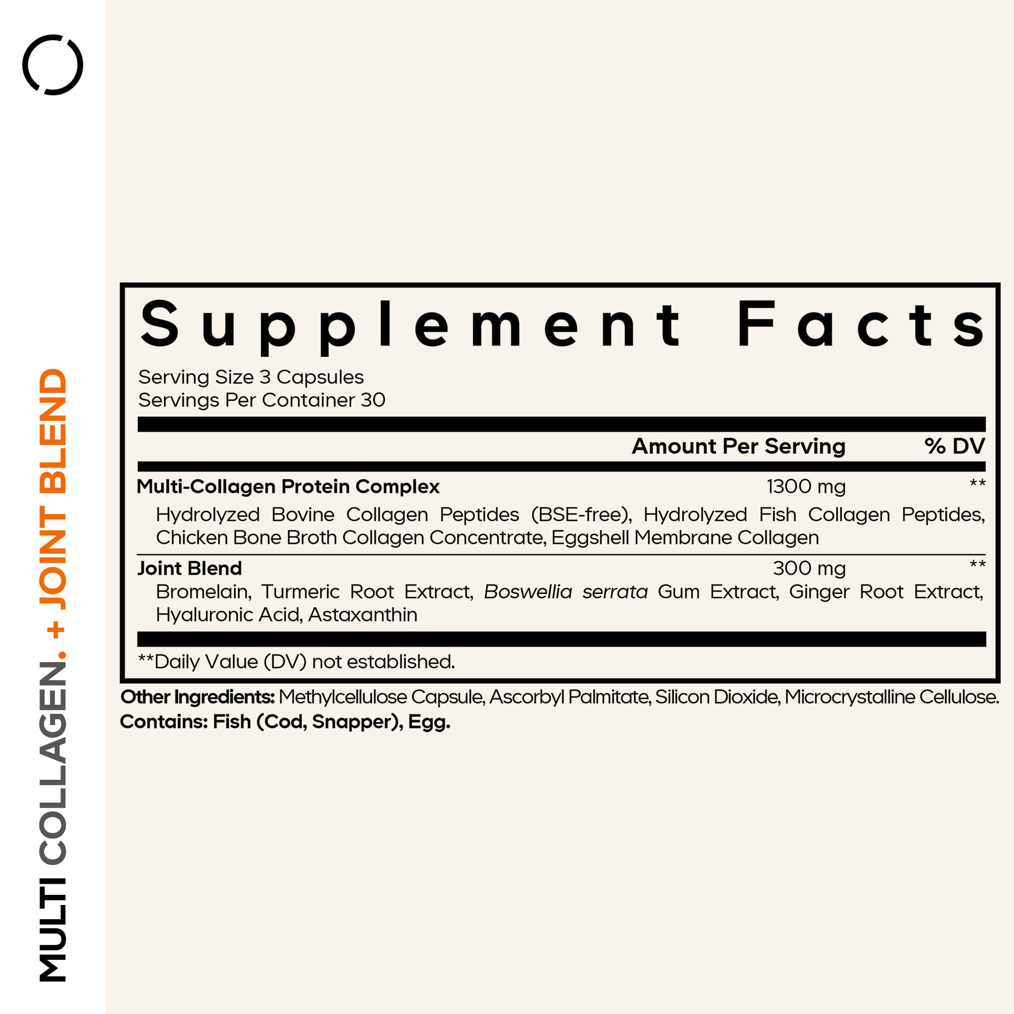 Codeage Multi Collagen Protein + Joint Blend Supplement, Hyaluronic Acid, Bromelain, Turmeric, Ginger, Boswellia, Astaxanthin - Hydrolyzed Bovine Collagen Codeage buy supplements canada