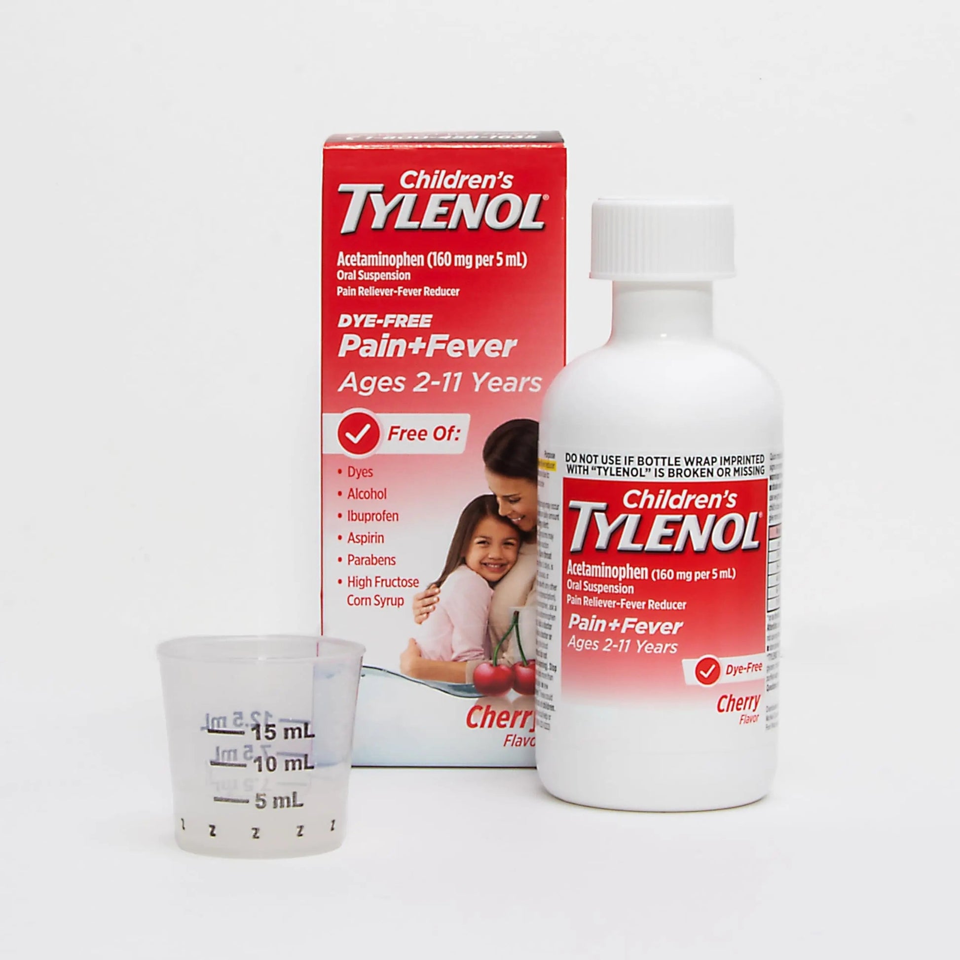 Children's Tylenol Liquid Pain Relief & Fever Medicine, Oral Suspension, Dye-Free, Acetaminophen, No Aspirin, No Ibuprofen, No High Fructose Corn Syrup; Cherry Flavor, 8 fl. oz.; Pack of 1 Tylenol buy supplements canada