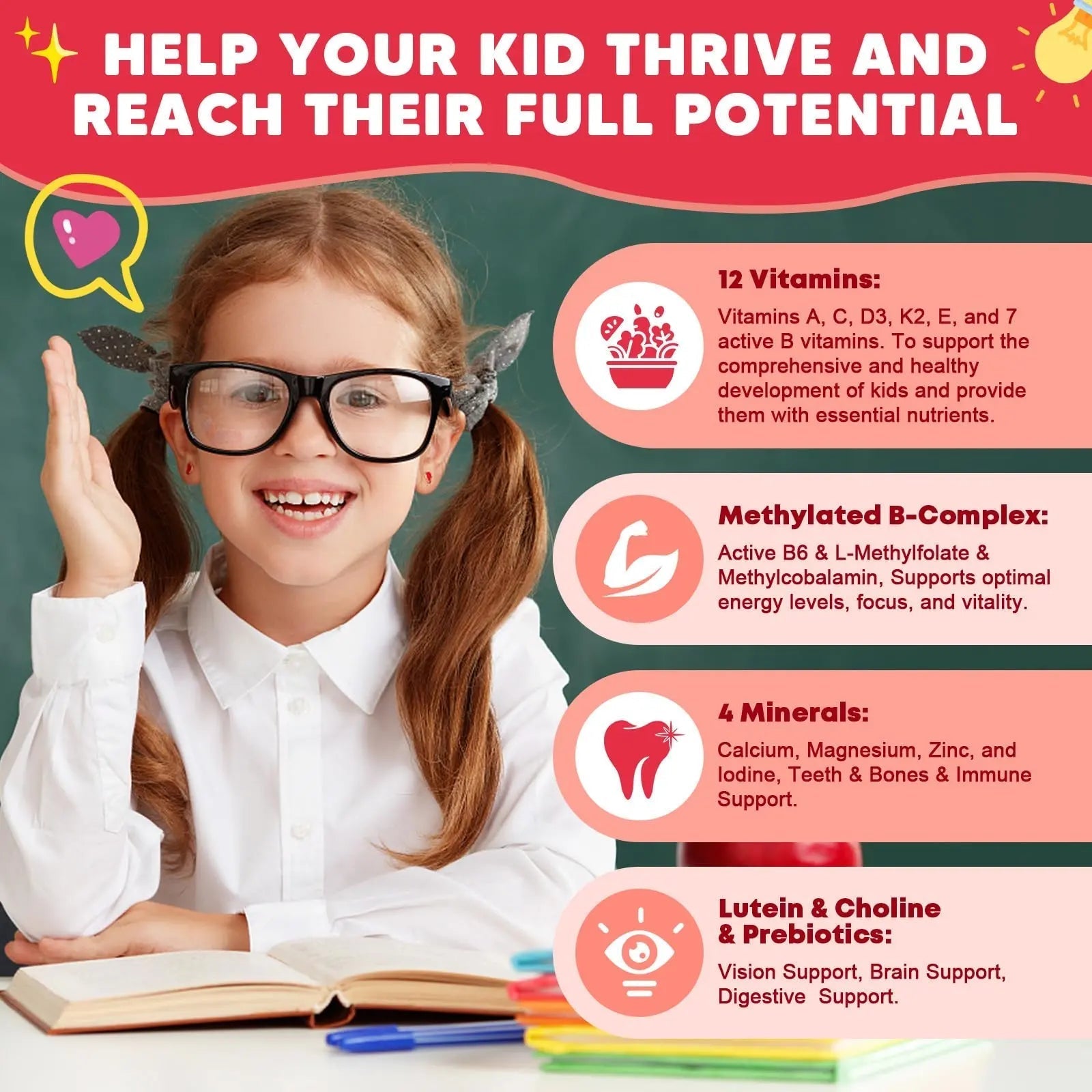 (2 Pack) Sugar Free Calcium Multivitamin Gummies for Kids - Nutritional, Immune, Bone Support, Whole Multivitamin, with Vitamins A, C, D, B1, B2, B6 JIANKYTZ buy supplements canada