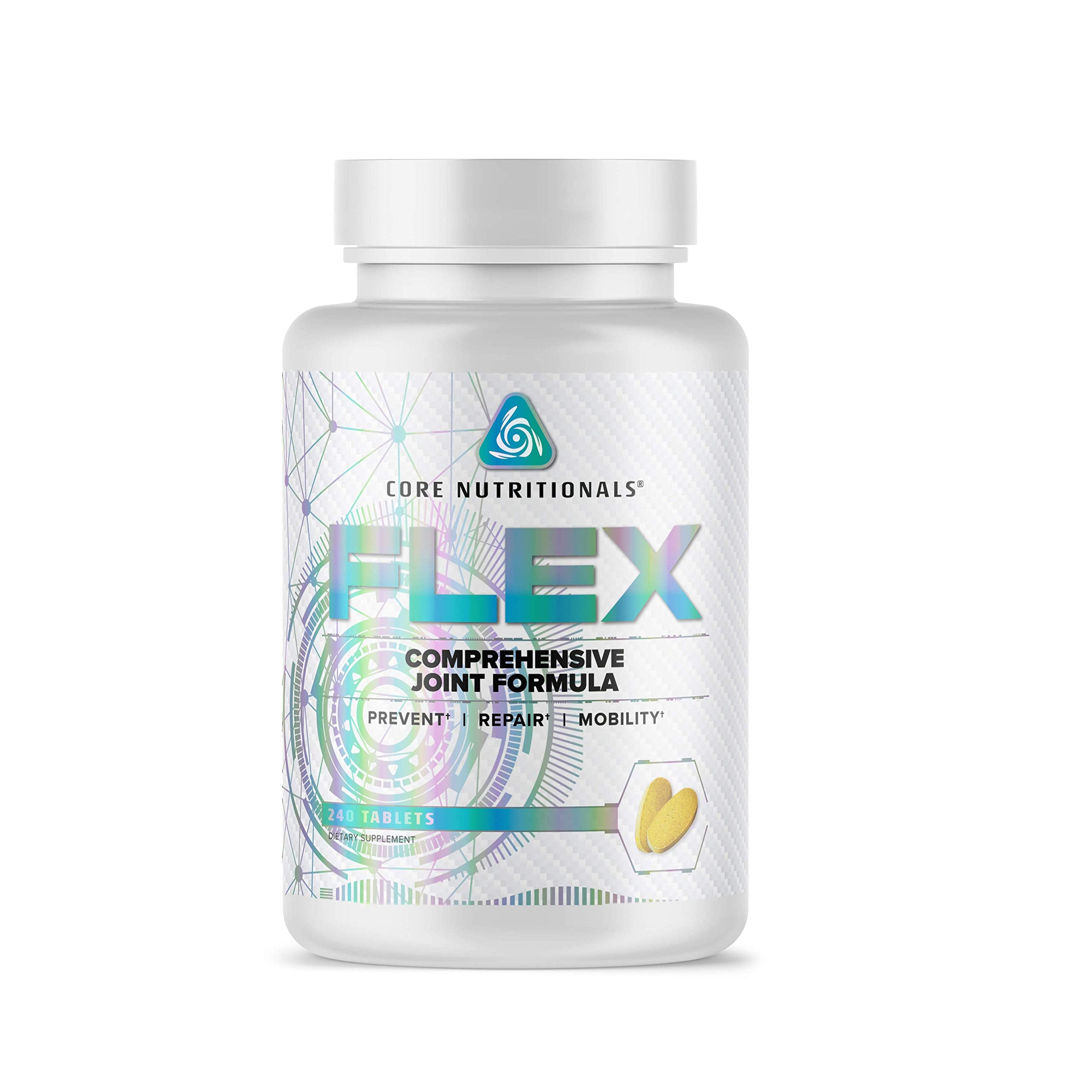 Core Nutritionals Flex Comprehensive Joint Formula | Promotes Healthy Tendons, Ligaments, & Cartilage | Improve Mobility | Antioxidants for Recovery | 240 Tablets Core Nutritionals buy supplements canada