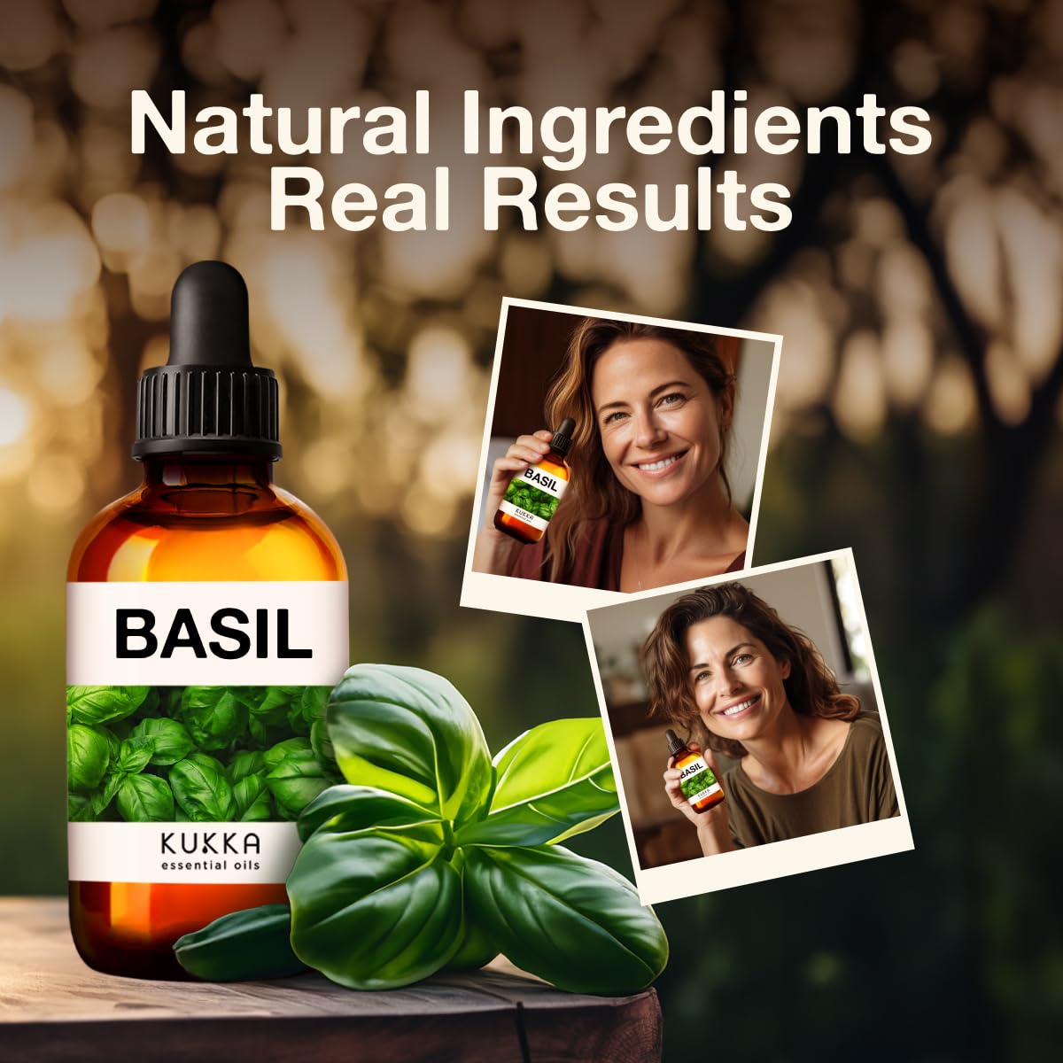 Kukka Basil Essential Oil for Diffusers - Basil Essential Oil for Skin - Basil Oil for Aromatherapy, Skin, Fragrance KUKKA essential oils buy supplements canada