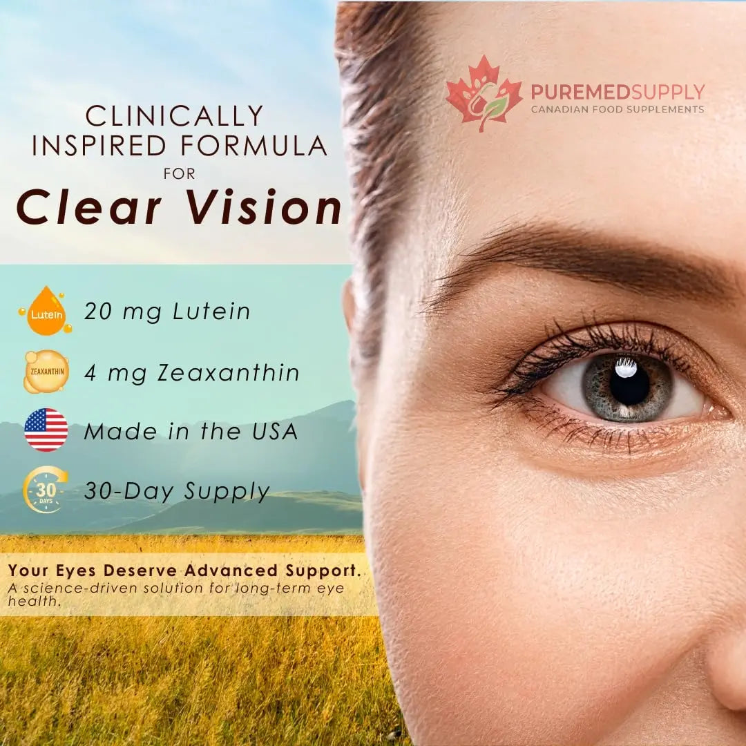 Clearsight AREDS Advanced+ Eye Health Vitamins | Lutein, Zeaxanthin, Vitamin E, Vitamin C | Blue Light & Vision Support | Eye Vitamins for Macular Health Clearsight buy supplements canada