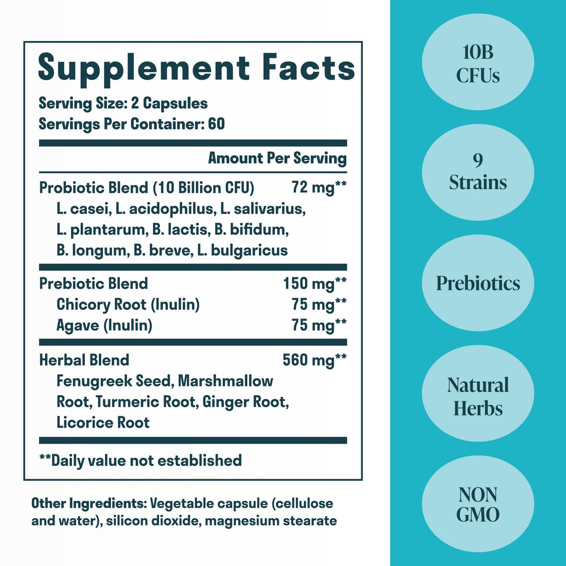 Nuven Naturals All-in-One Gut Health w/Probiotics, Prebiotics, Digestion-Supporting Herbs Nuven Naturals buy supplements canada