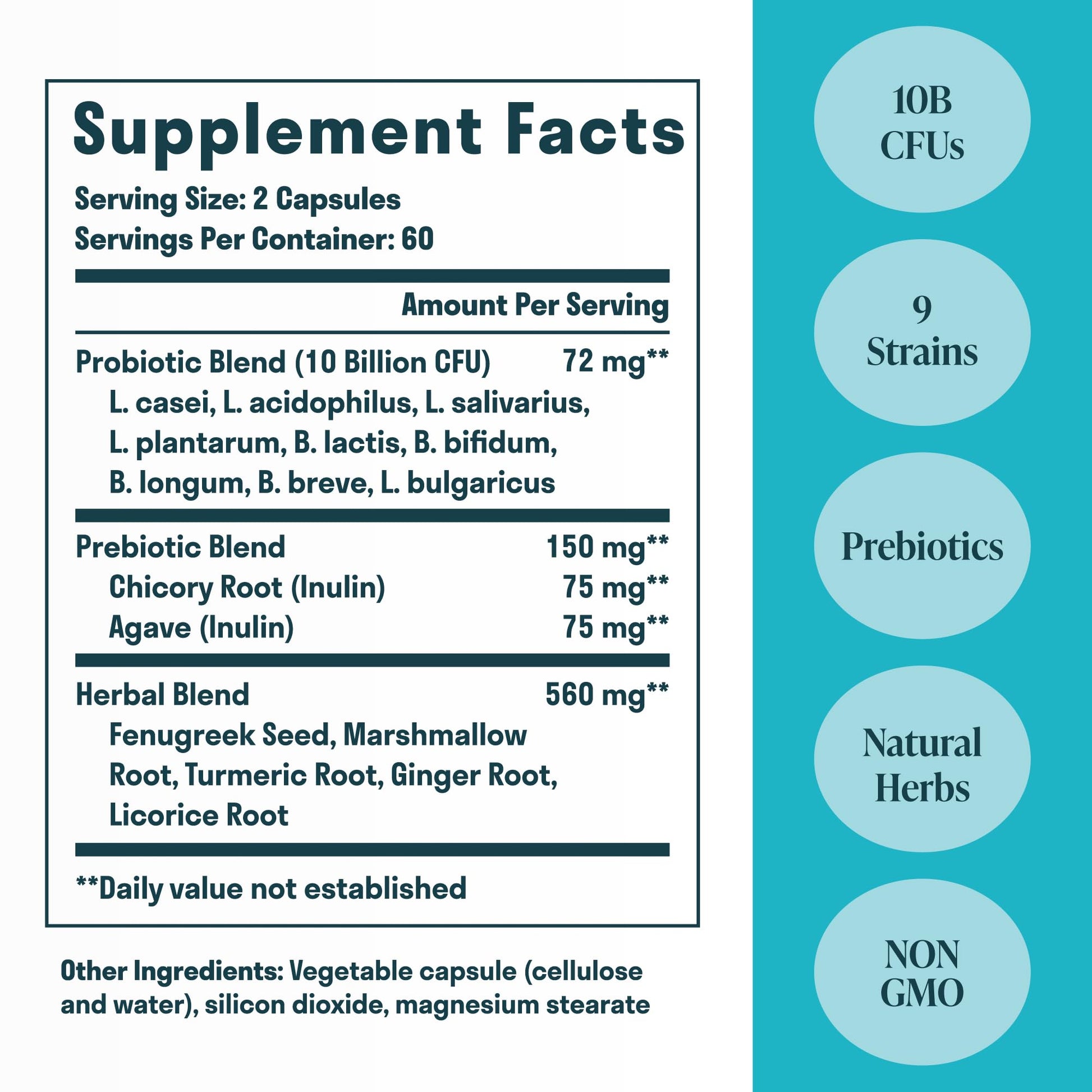 Nuven Naturals All-in-One Gut Health w/Probiotics, Prebiotics, Digestion-Supporting Herbs Nuven Naturals buy supplements canada