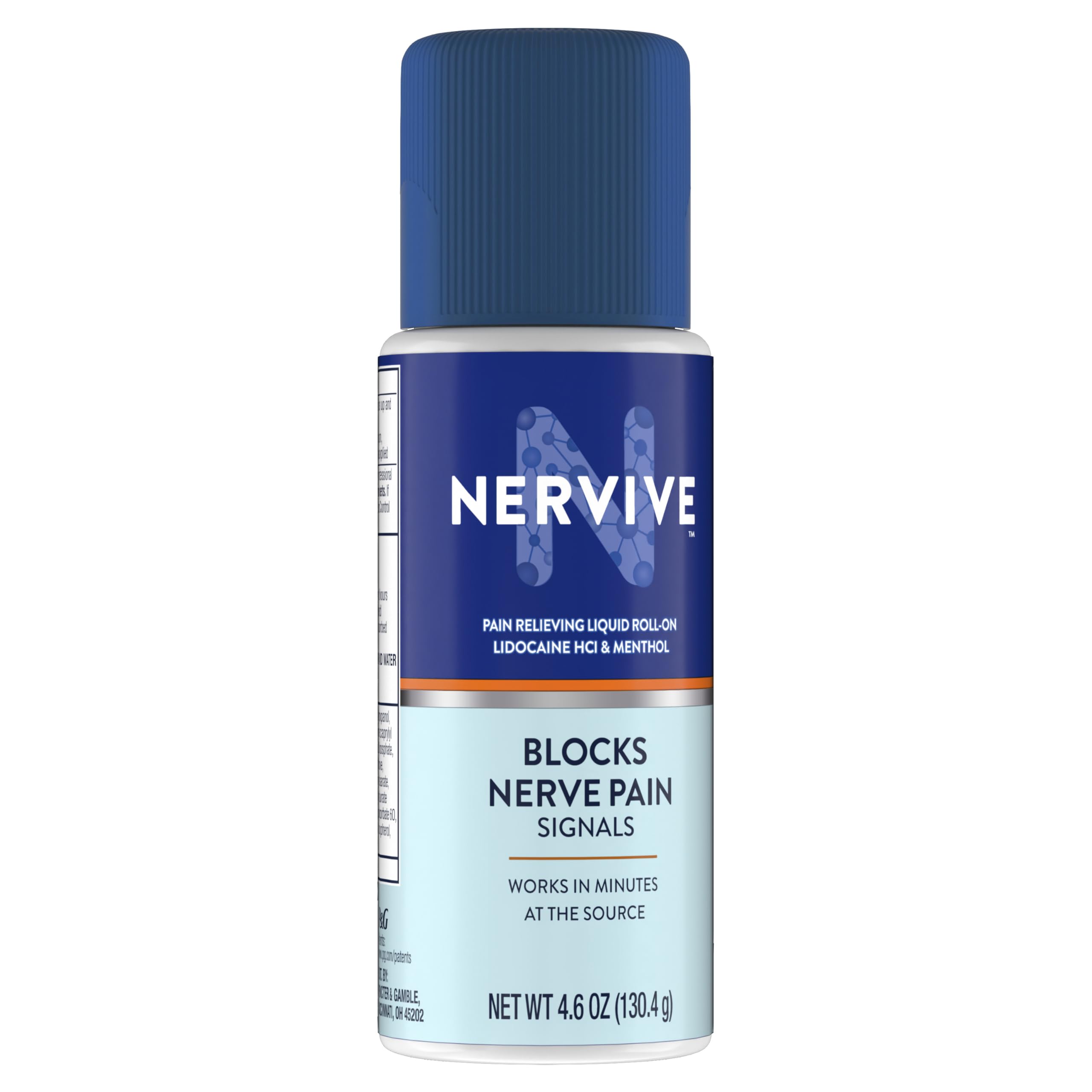 Nervive Pain Relieving Roll On, Lidocaine Roll On, Nervive Pain Relief, Lidocaine Topical, Foot Pain, Leg Pain, Hand Pain, Max Strength Formula, 4.6oz Nervive buy supplements canada
