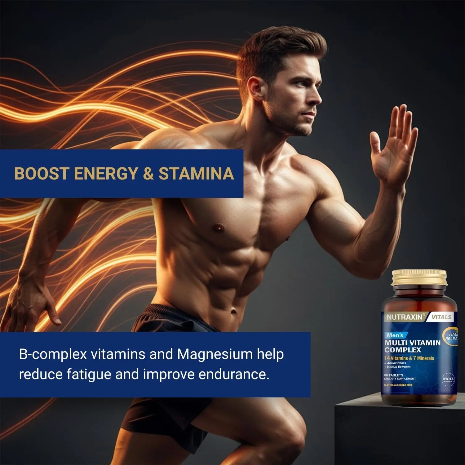 Nutraxin Men's Multivitamin & Mineral Complex, 60 Tablets Nutraxin buy supplements canada