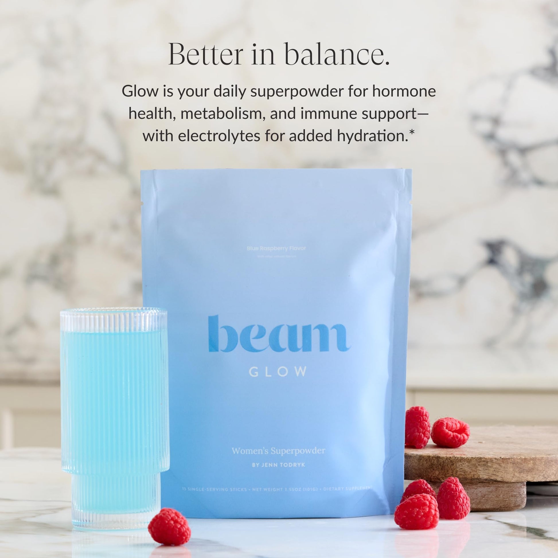 Beam Glow & Kids Wellness Bundle, Hormone Support for Women with Inositol & Ashwagandha, Superfood Powder with Fruits & Veggies for Kids' Growth & Immune Health Beam buy supplements canada