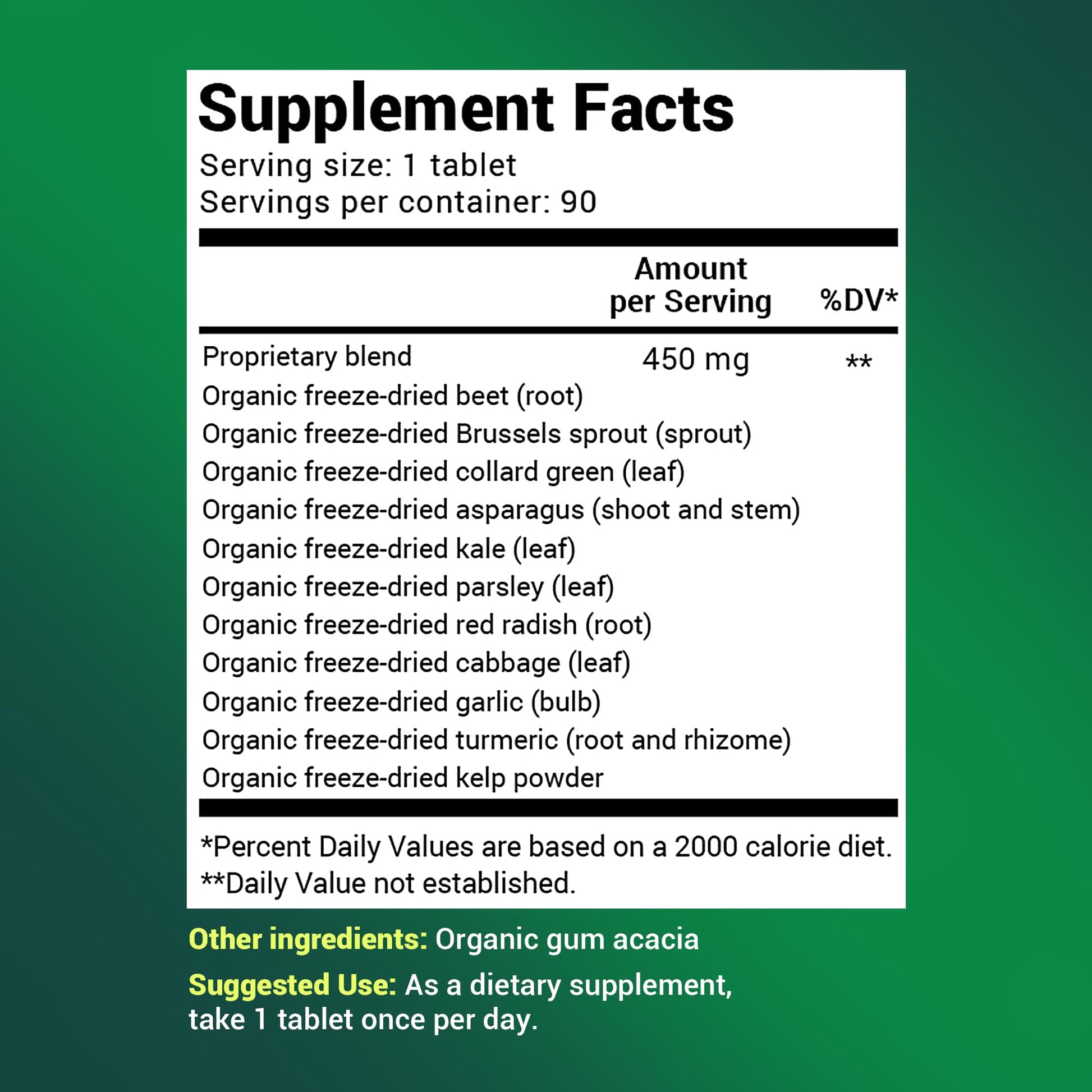 Dr. Berg's Greens Superfood Cruciferous Vegetable Tablets - Vegetable Supplements Dr. Berg Nutritionals buy supplements canada