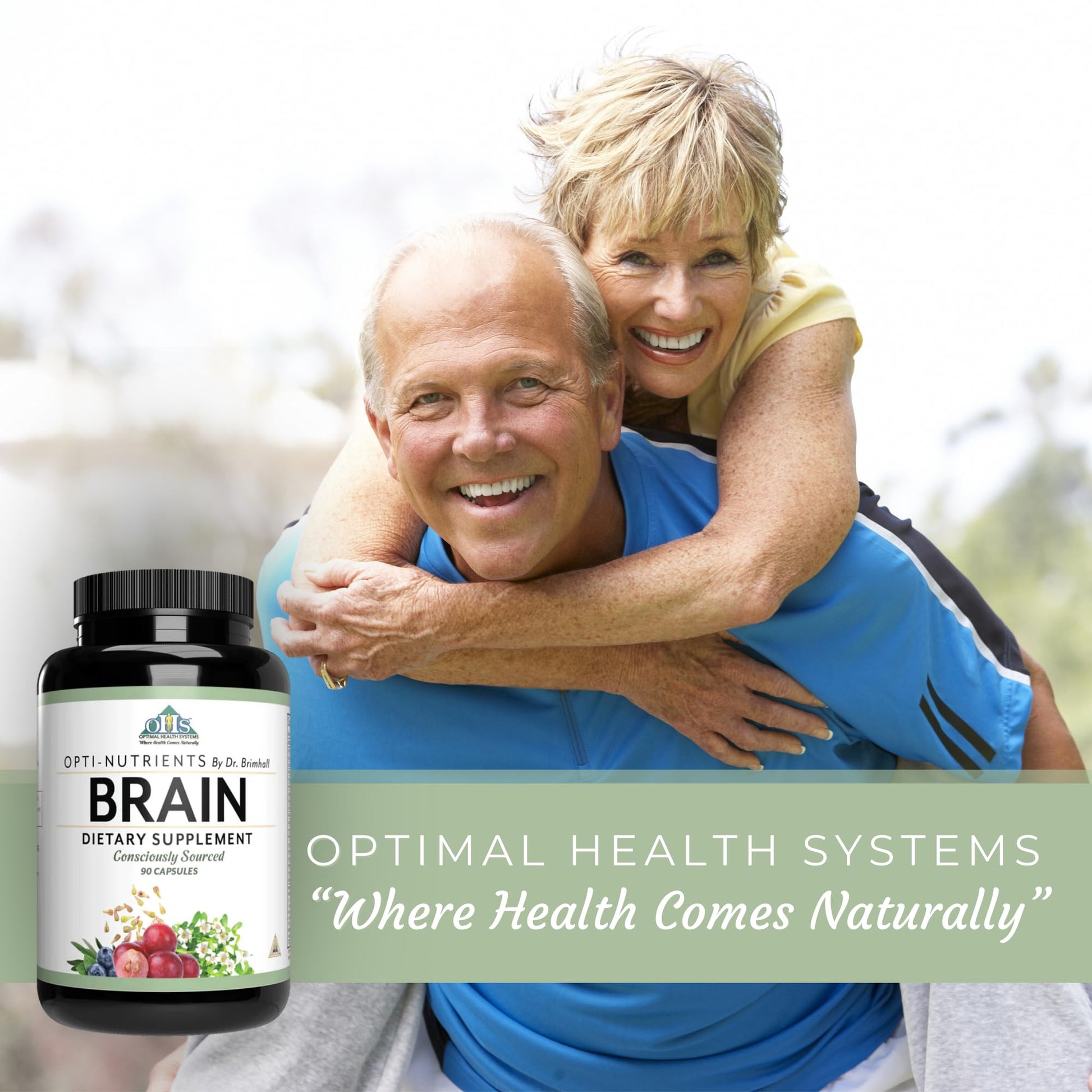 Optimal Health Systems Brain | Most Comprehensive Nootropic + Enzyme Delivery | 700 mg Scientific Neuroenhancment Blend | Boost Mood, Memory & Focus | 90 Capsules Optimal Health Systems buy supplements canada