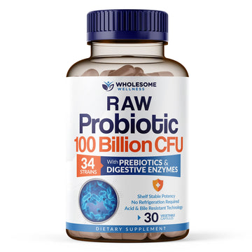 Organic Probiotics 100 Billion CFU, Dr Formulated Probiotics for Women, Probiotics Wholesome Wellness buy supplements canada