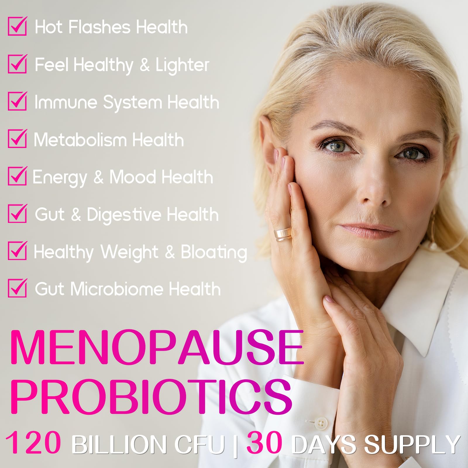 Negima Menopause Supplements for Women, 120 Billion CFUs Probiotics for Women, 13-in-1 Herbs & Botanicals Complex, for Menopause - 60 Caps Negima buy supplements canada