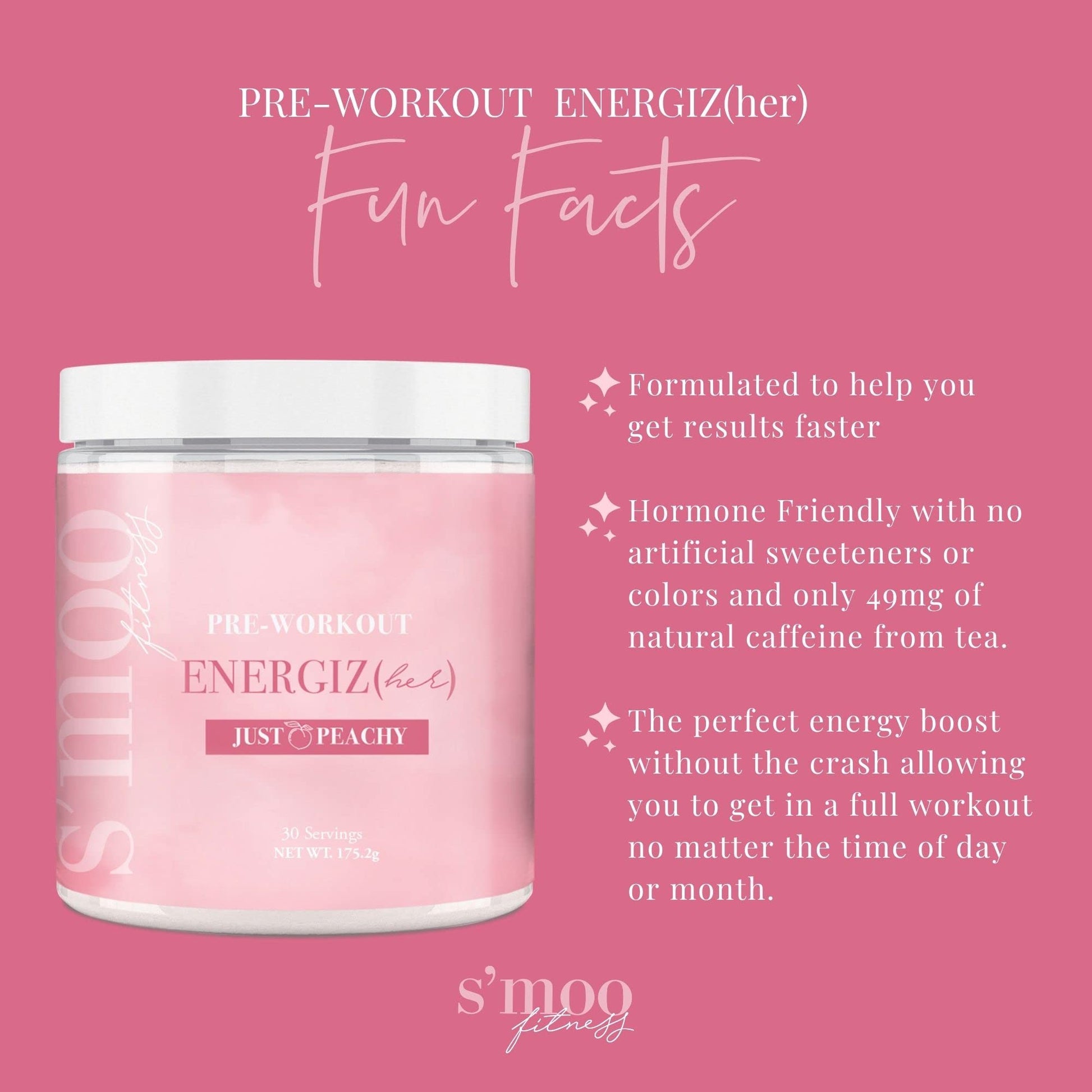 S'moo ENERGIZ(her) Pre Workout Supplement - Preworkout Energy Powder - 30 Servings S'moo buy supplements canada