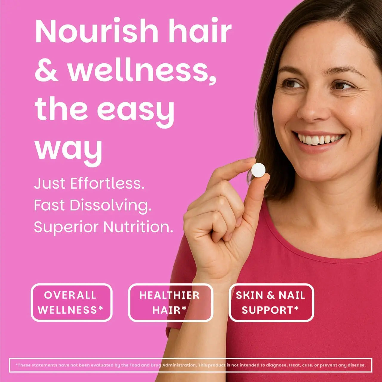 EZ Melts Women's Multi + Hair Growth - Daily Multivitamin for Women - Supports Healthy Energy Levels & Reduced Hair Shedding EZ Melts buy supplements canada