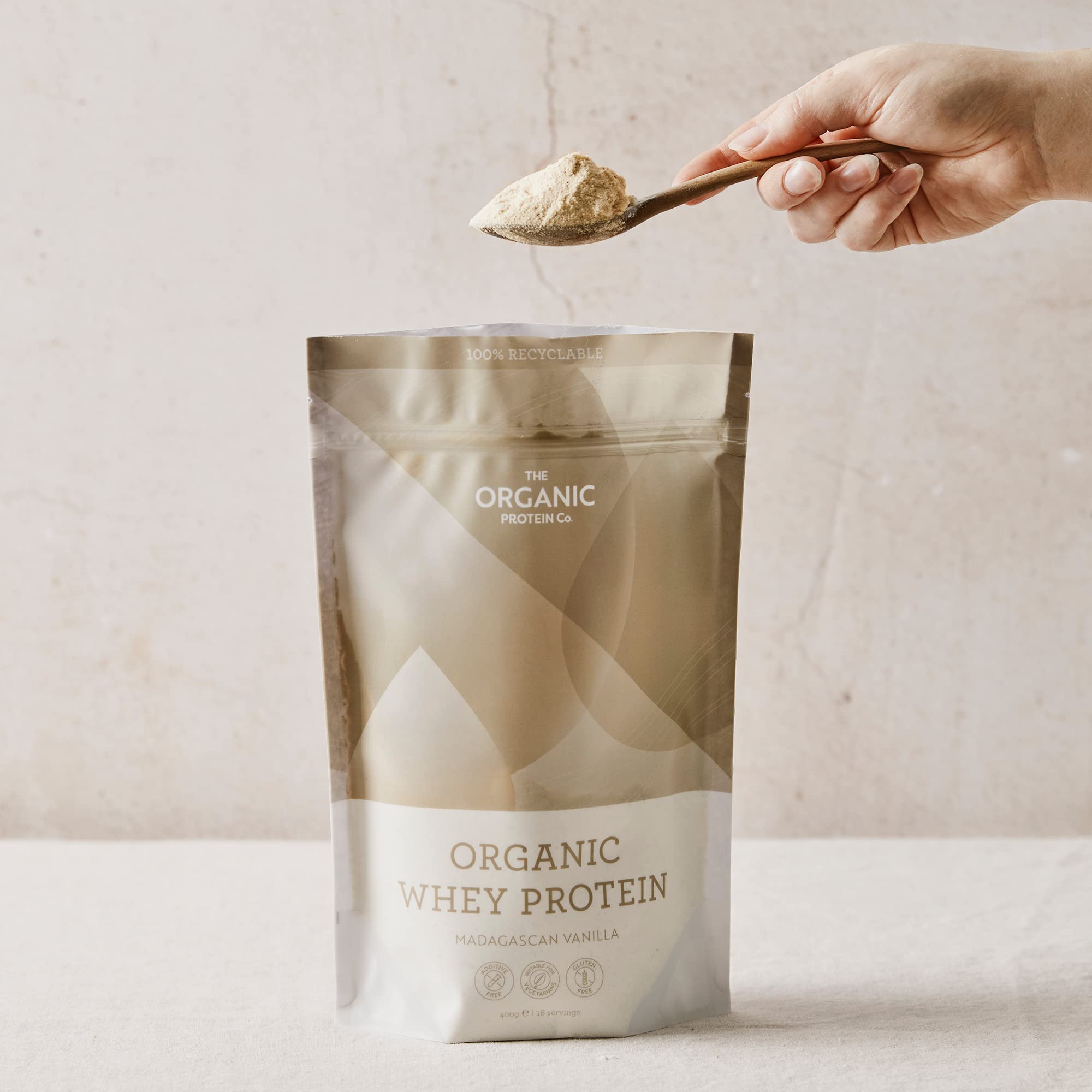 The Organic Protein Co. - Madagascan Vanilla Organic Whey Protein Powder The Organic Protein Company buy supplements canada
