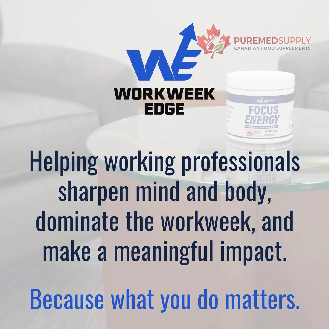 Workweek Edge Focus & Energy Drink Mix Powder – Zero Sugar, 100mg Caffeine + L-Theanine + L-Tyrosine Calm Nootropic Supplement for Steady Focus & Clean Energy – (25 Servings) Workweek Edge buy supplements canada