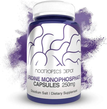 Nootropics Depot Uridine Monophosphate Capsules | Disodium Salt (60 Count) Cognitive Enhancer* | Nootropic | Choline Precursor Nootropics Depot buy supplements canada