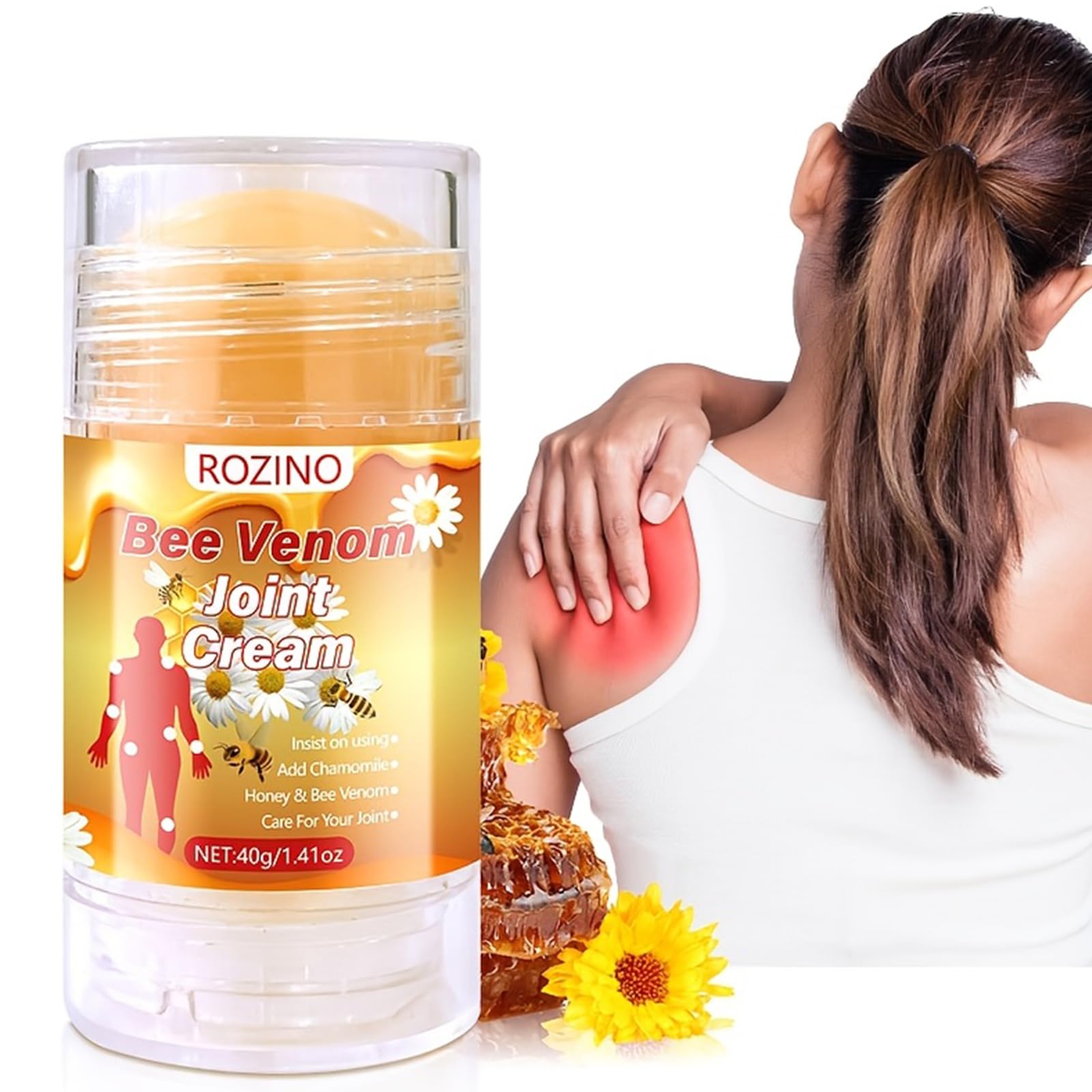Bee Venom Joint Cream – Advanced Joint Support Cream with Honey & Chamomile, Soothing Formula for Aches & Stiffness in Knees, Hands, Back, Natural Relief Cream for Daily Joint Care (Bee venom) Generic buy supplements canada