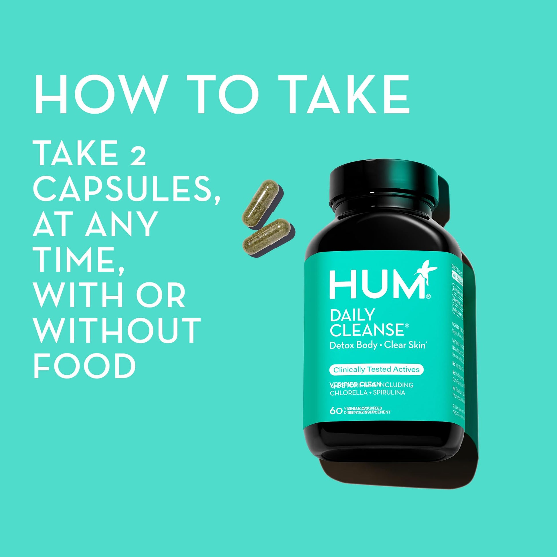 HUM Daily Cleanse Acne Supplements - Support for Clear Skin & Improved Digestion HUM buy supplements canada