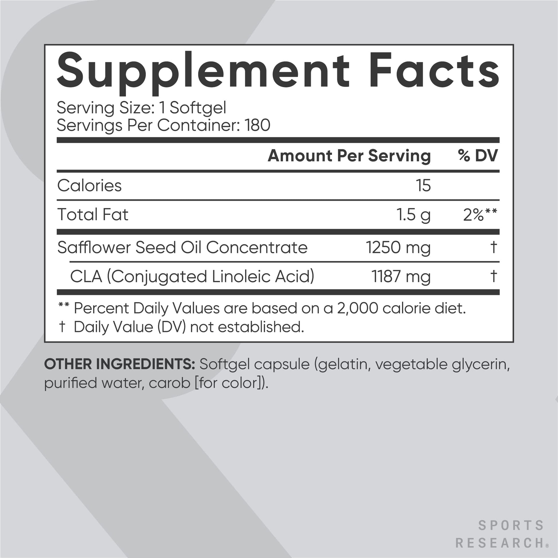 Sports Research CLA - 1250mg with Active Conjugated Linoleic Acid for Men and Women Sports Research buy supplements canada