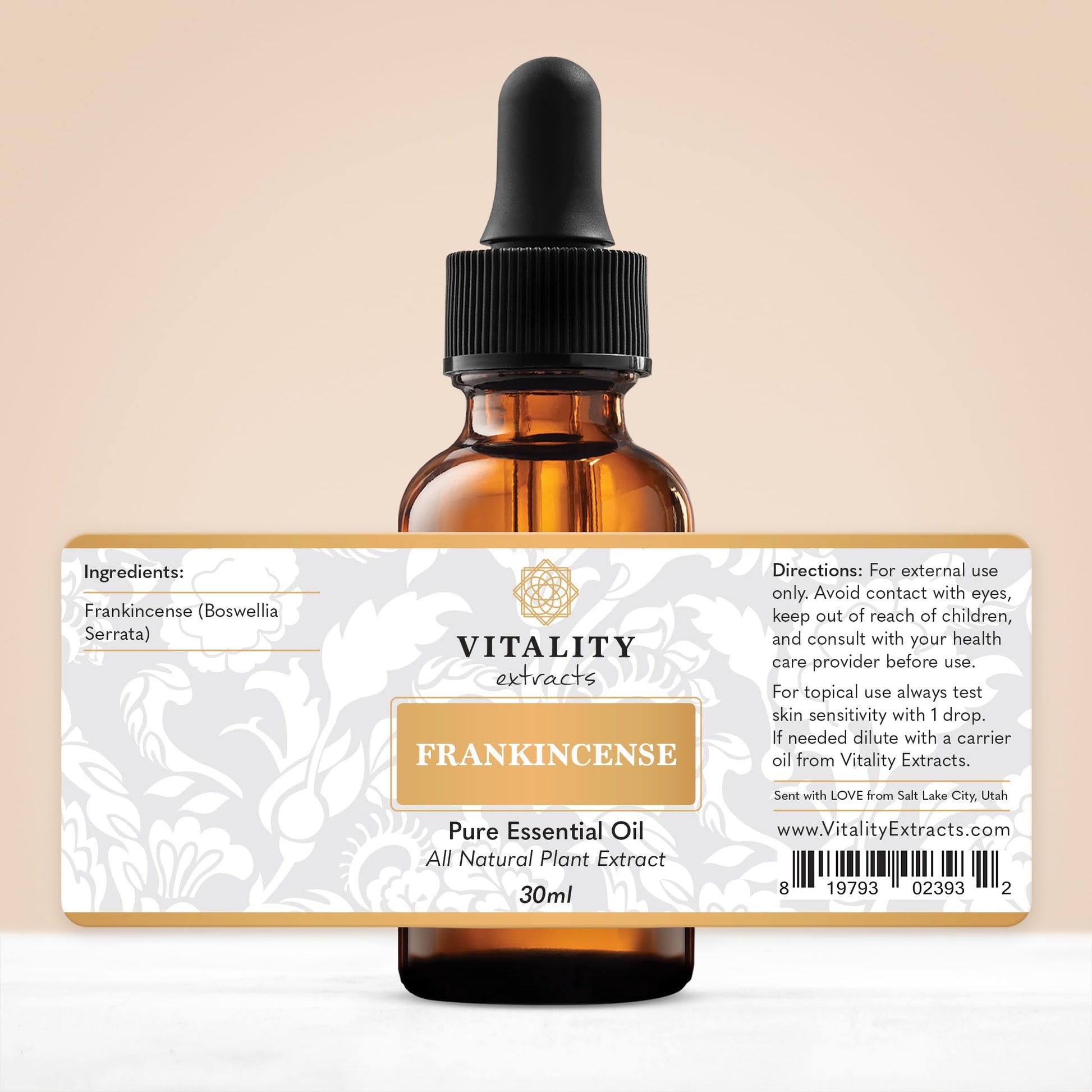 Vitality Extracts Frankincense Essential Oil - 30ml, Boswellia Serrata, Aromatherapy, Skin Care Vitality Extracts buy supplements canada